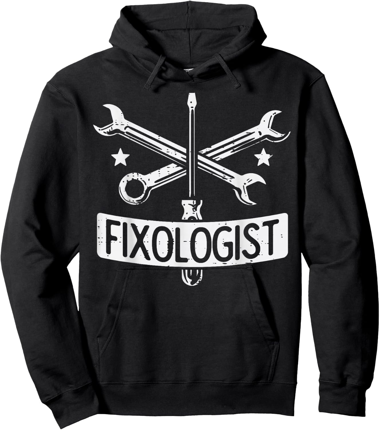 Fixologist Repair Car Technician Auto Mechanic Garage Men Hoodie - Hoodie | Black