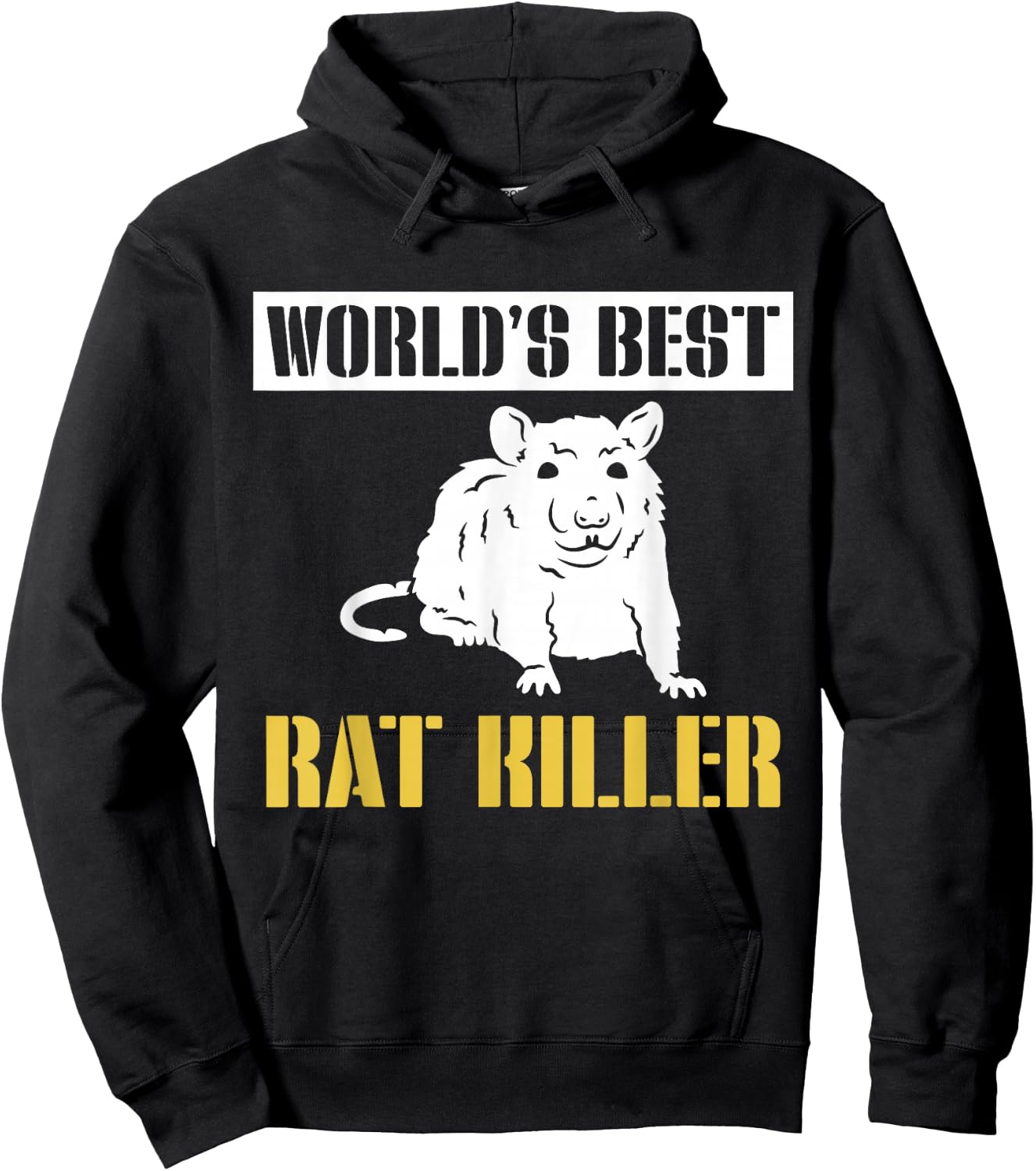 Worlds Best Rat Killer Exterminator Hoodie - Hoodie | Black