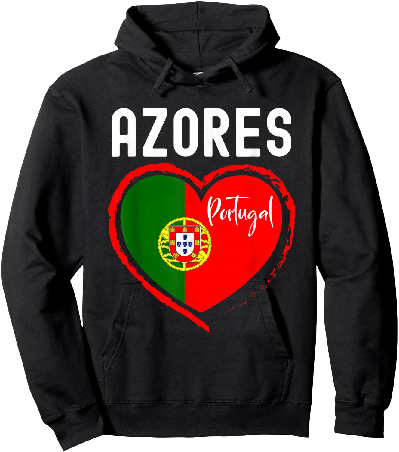 Azores Portuguese Flag Azores Hoodie - Hoodie | Black