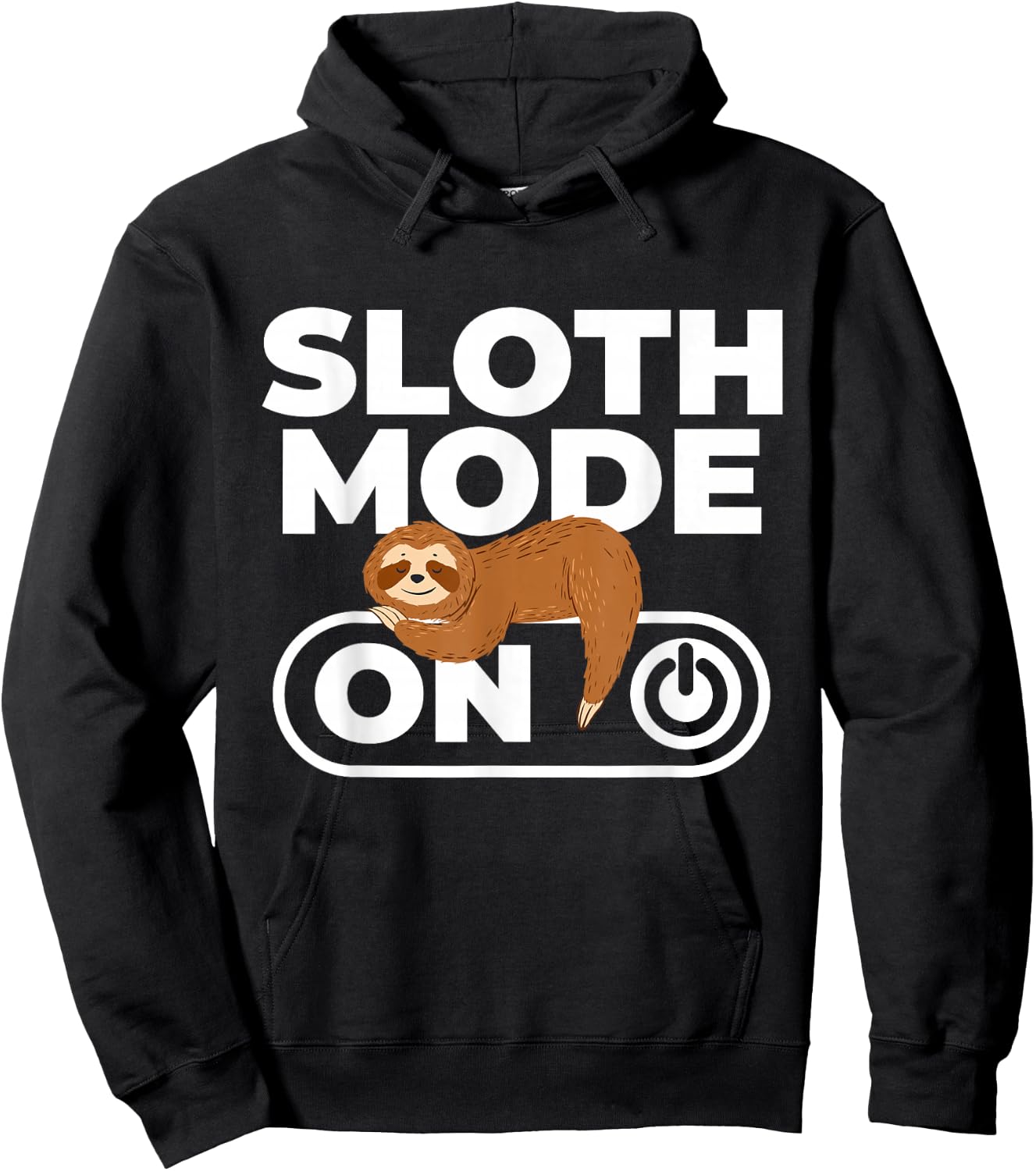 Sloth Mode - Sleeping Sloth Animal Nature Lover Zookeeper Hoodie - Hoodie | Black