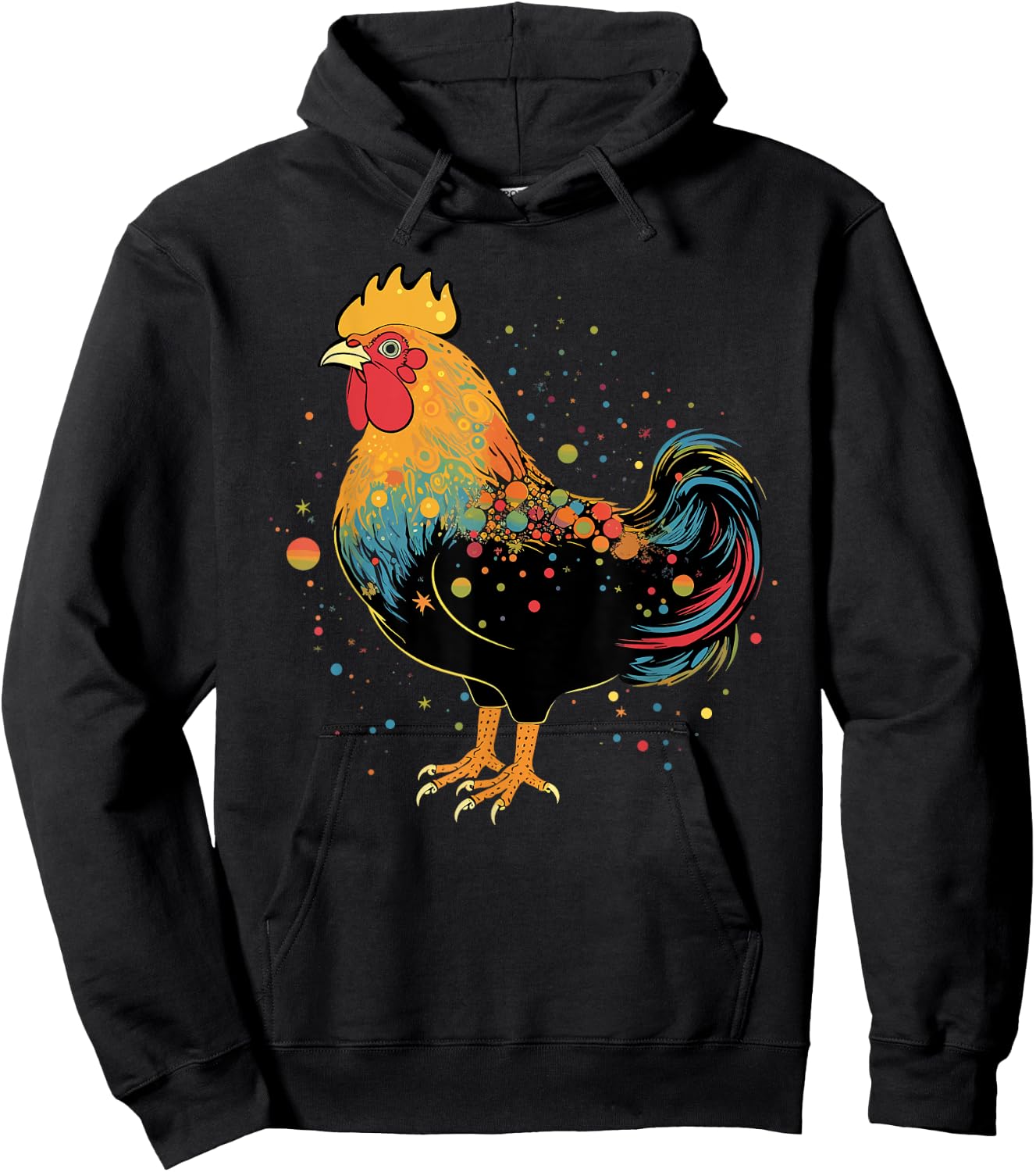 Chicken Gifts Farm Country Women Men Kids Funny Chicken Hoodie - Hoodie | Black