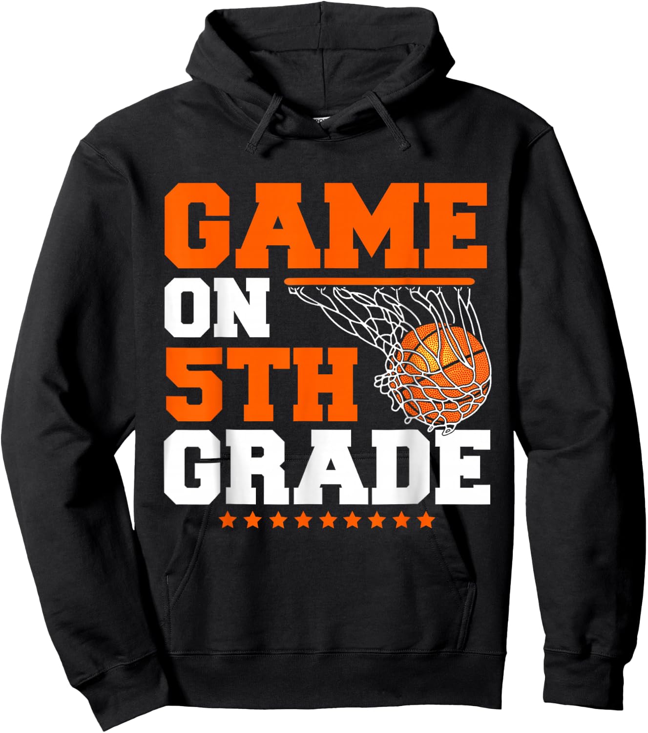 Funny Games On Fifth Grade Basketball First Day Of School Hoodie - Hoodie | Black