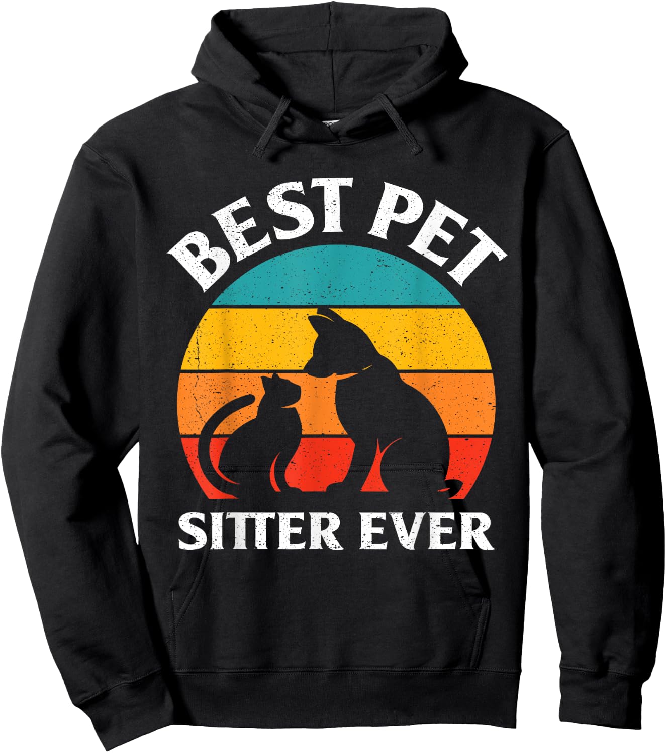 Best Pet Sitter Ever Pet Sitting Watcher Pet Sitter Hoodie - Hoodie | Black