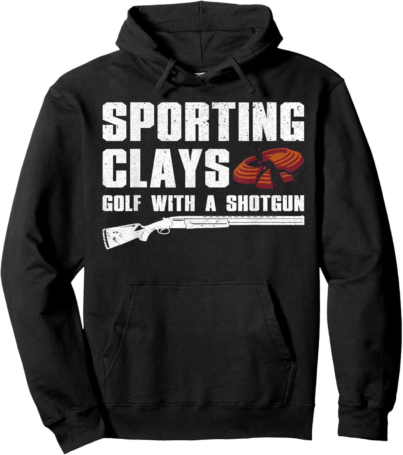 Cool Trap Shooting Women Skeet Clay Target Shooter Hoodie - Hoodie | Black