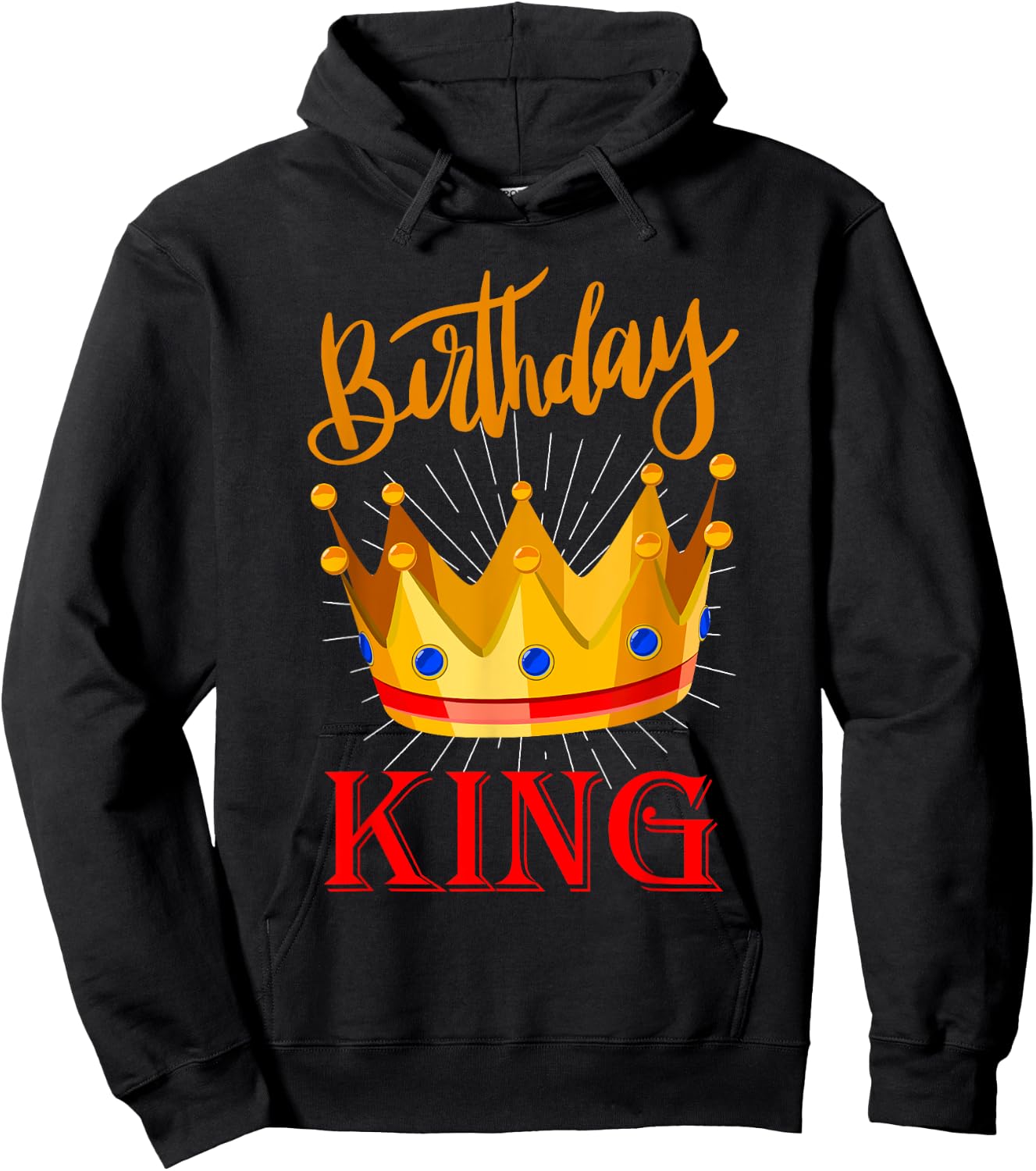 Birthday King Hoodie - Hoodie | Black