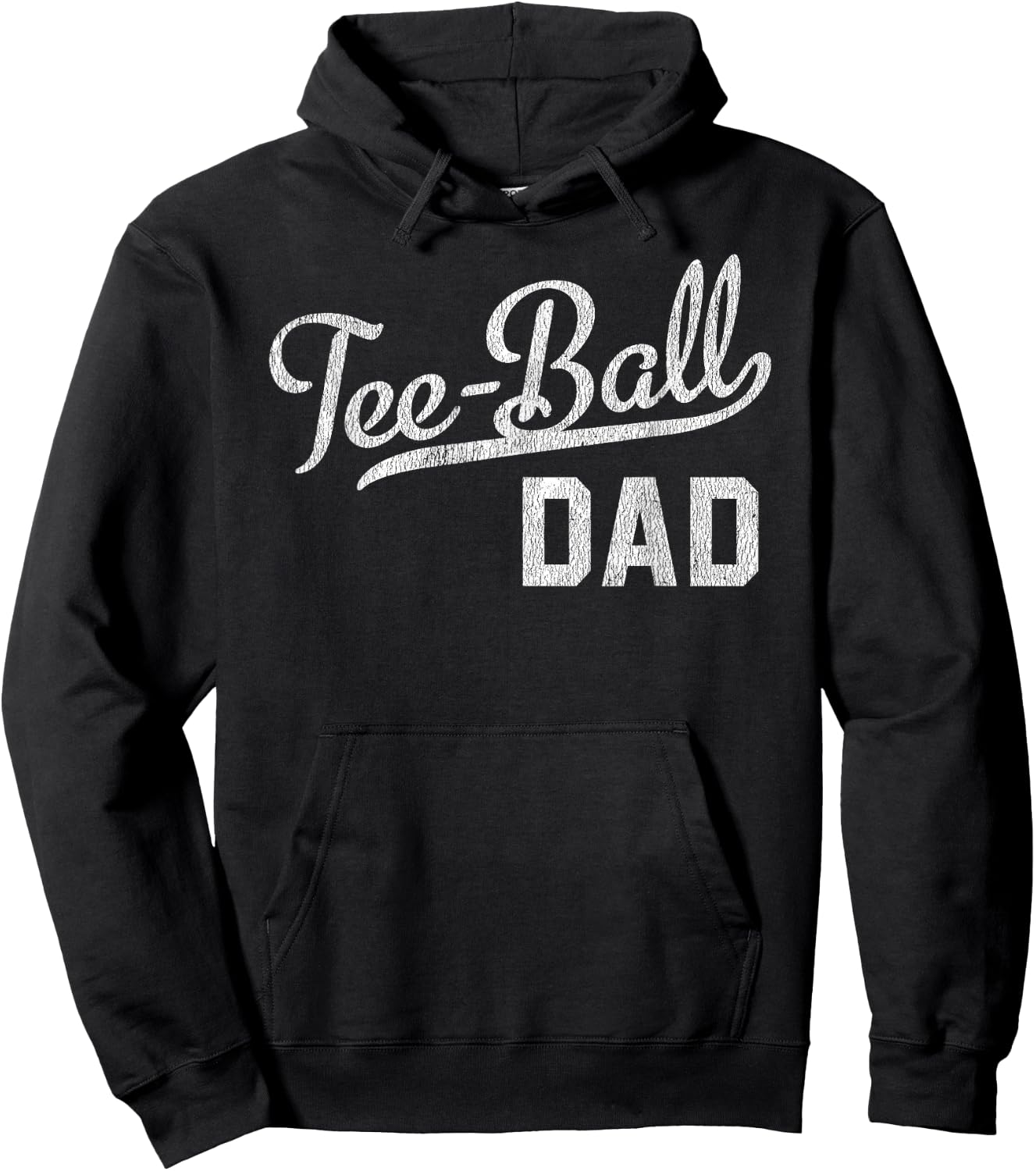 ball Dad Proud Baseball Daddy T Ball Dad Hoodie - Hoodie | Black