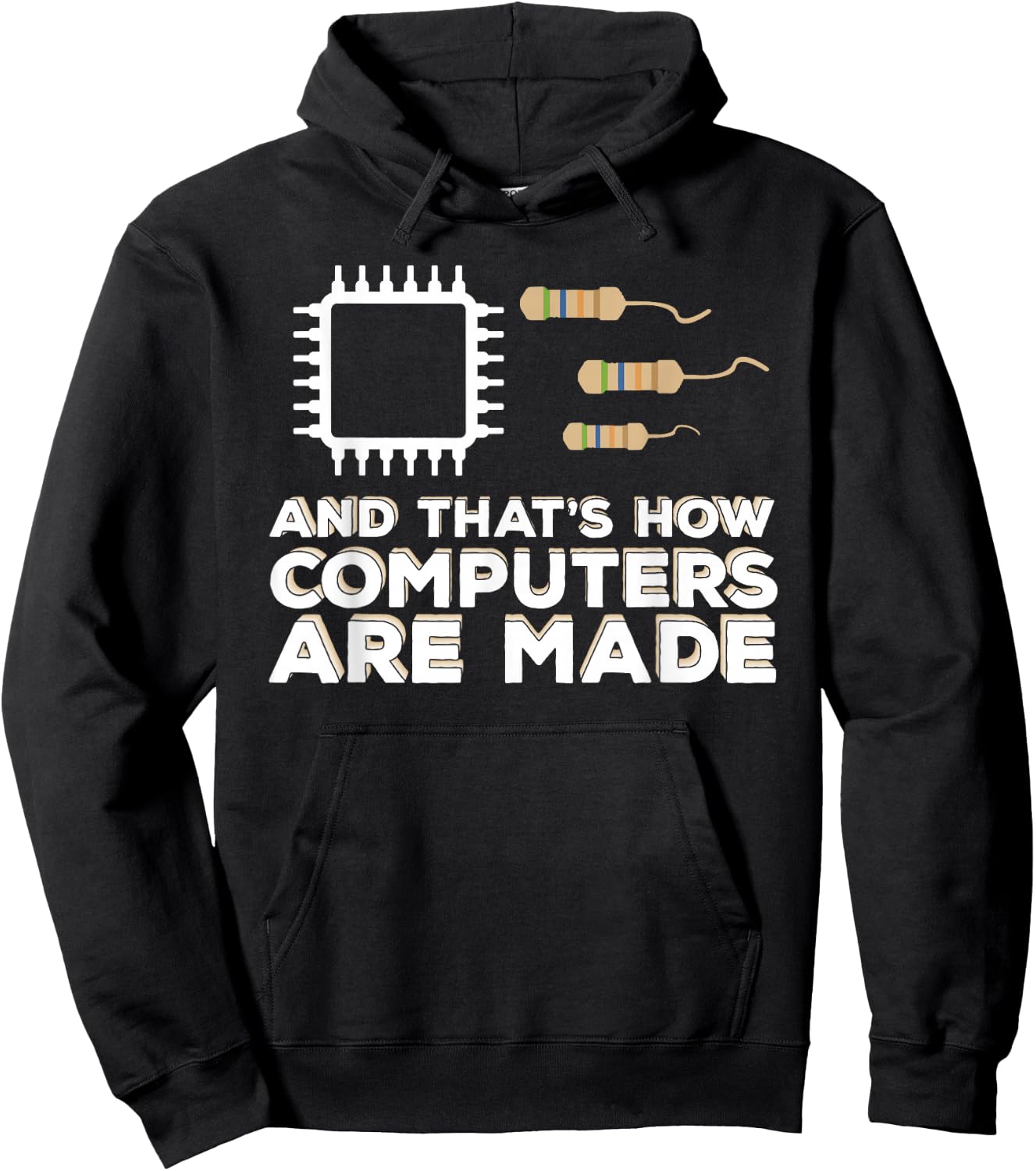 And That's How Computers Are Made - Engineer Programmer Hoodie - Hoodie | Black