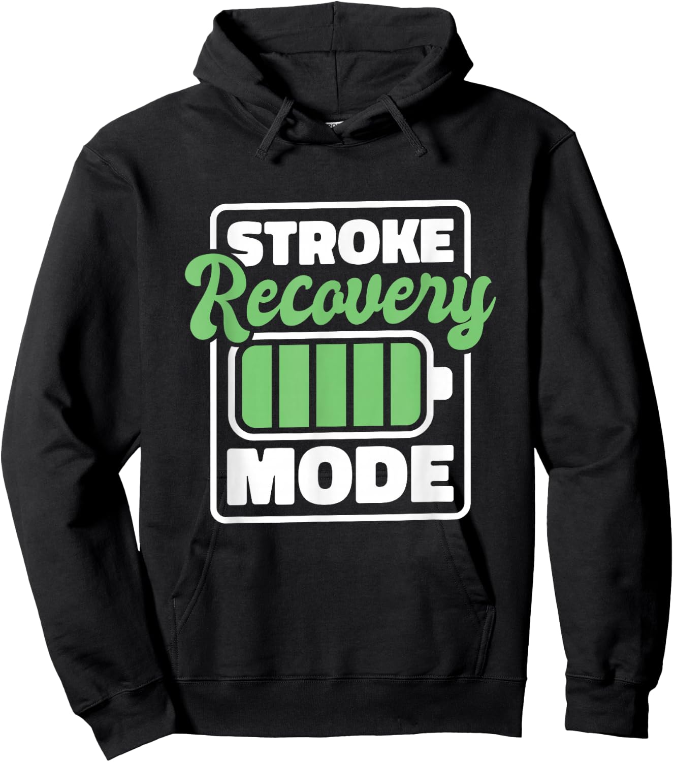 Stroke Recovery Mode, Stroke Survivor Hoodie - Hoodie | Black
