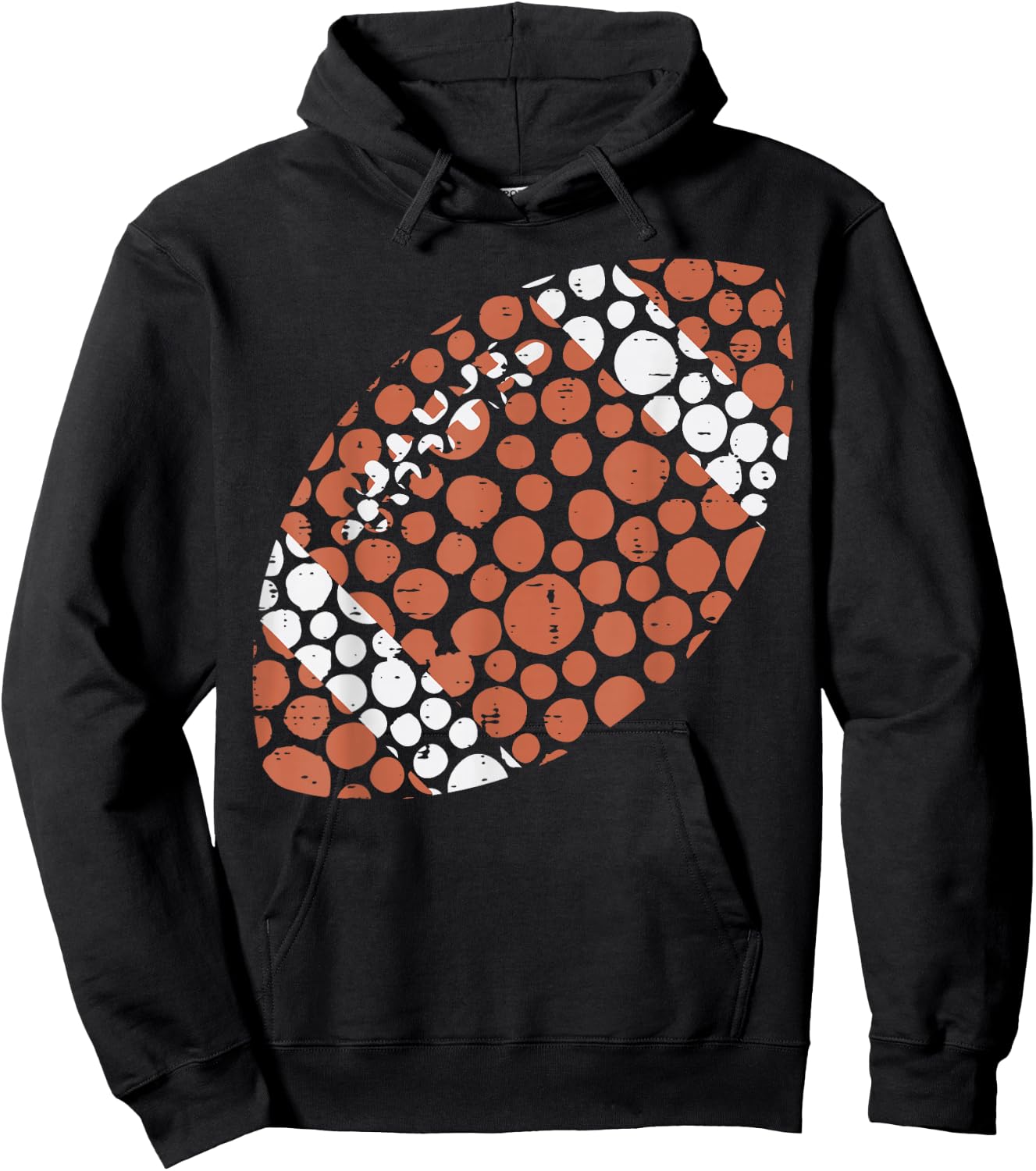 American Football Dots International Dot Day Men Boys Kids Hoodie - Hoodie | Black