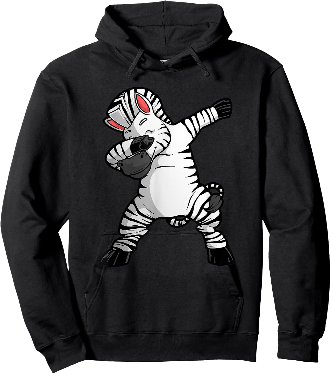 Cool Zebra Design Women Kids Wild Animal Zebra Lover Hoodie - Hoodie | Black