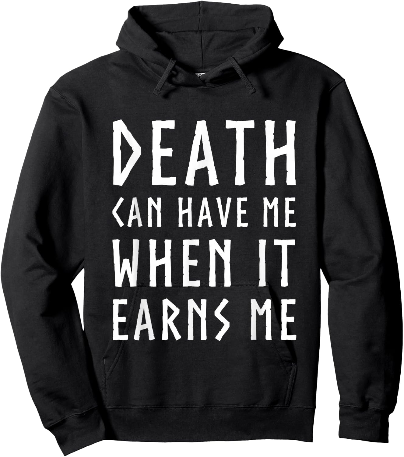 Death Can Have Me When it Earns Me Gaming Quote Christmas Hoodie - Hoodie | Black