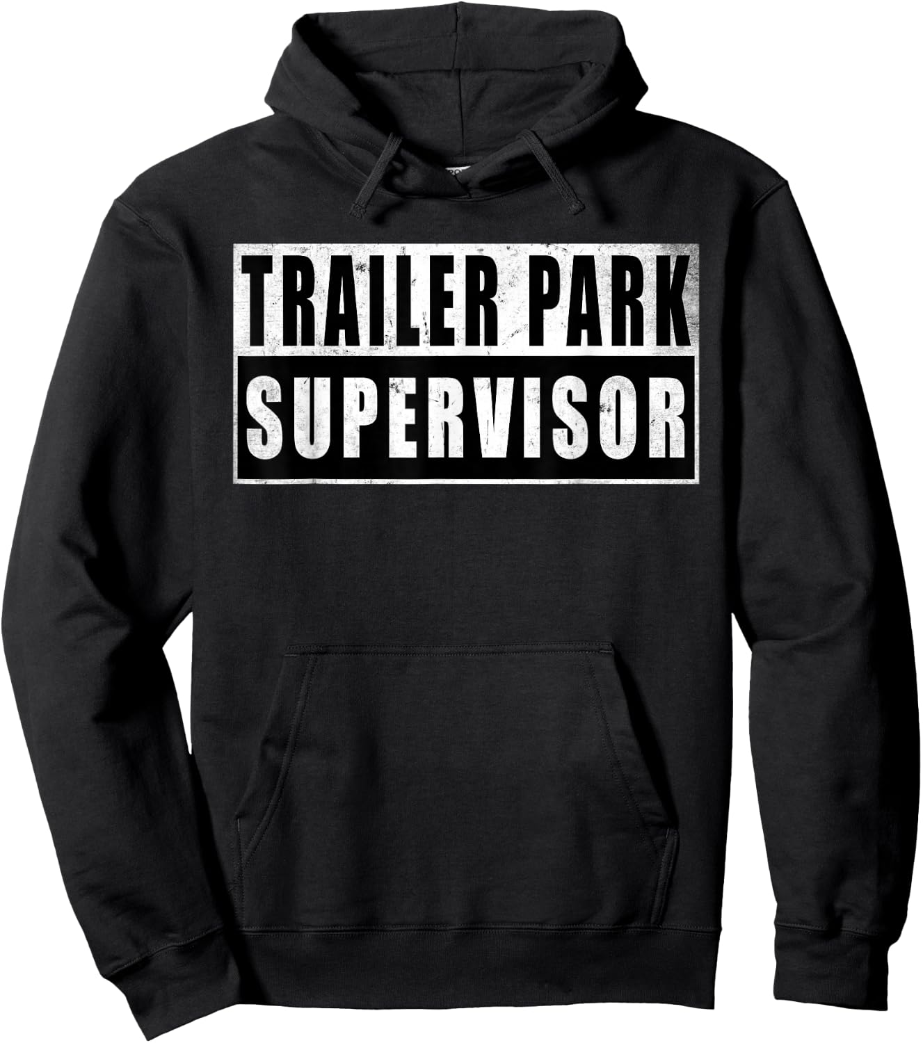 Trailer Park Supervisor Funny Vintage Hoodie - Hoodie | Black