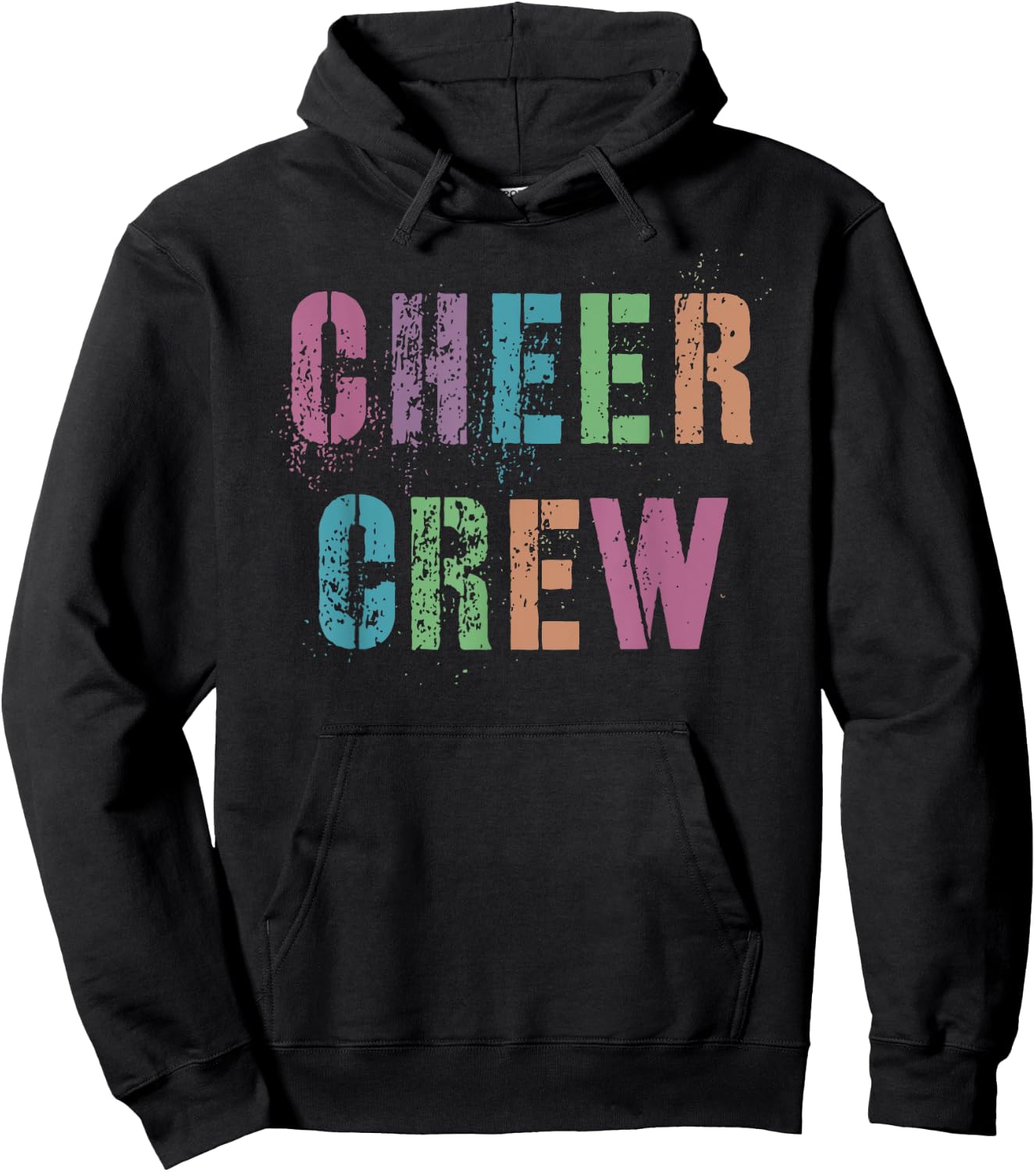 Vintage CHEER CREW Cheerleading Team Cheerleader Girls Loud Hoodie - Hoodie | Black