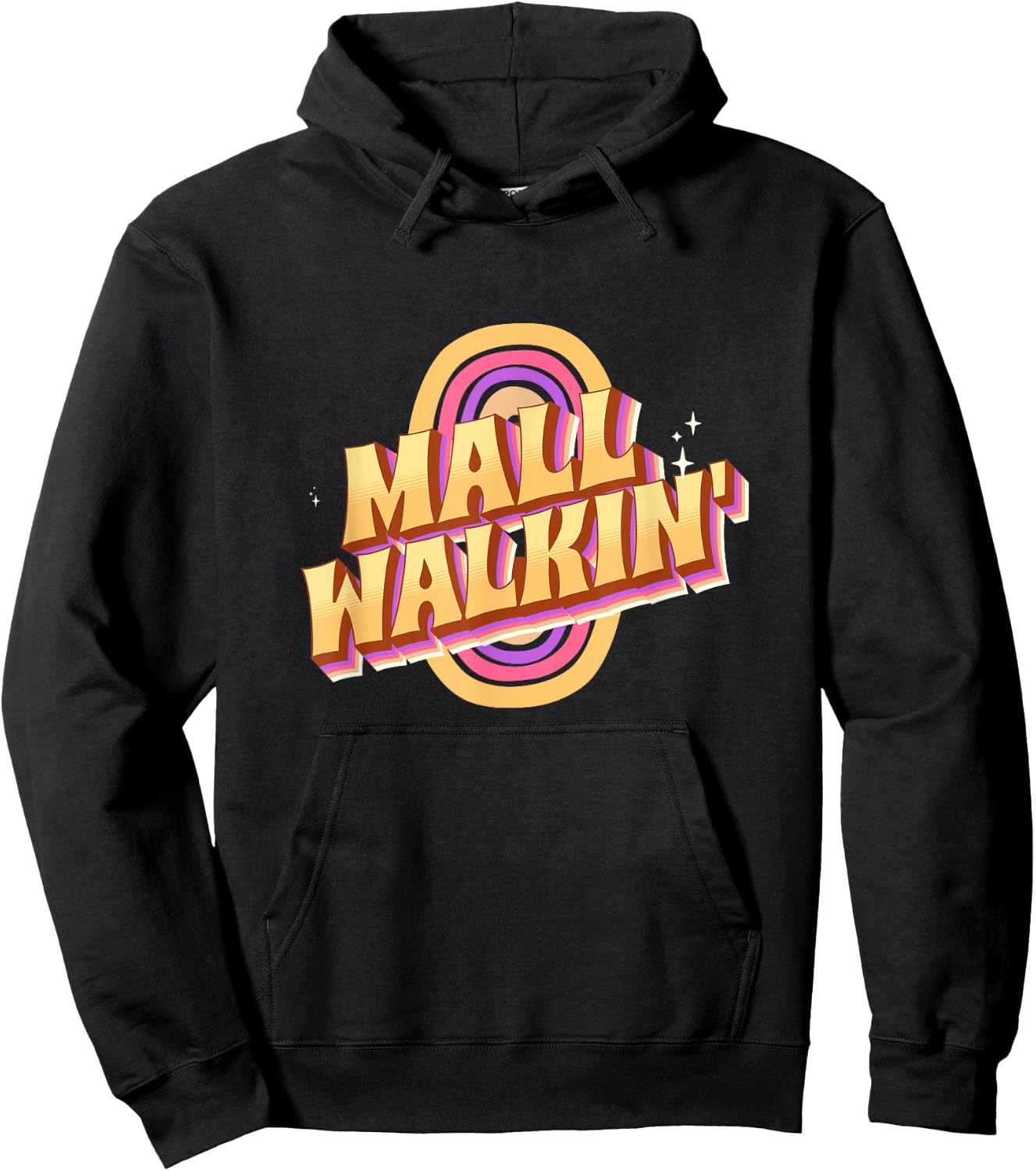 Mall Walker Workout Walking Funny Style Hoodie - Hoodie | Black