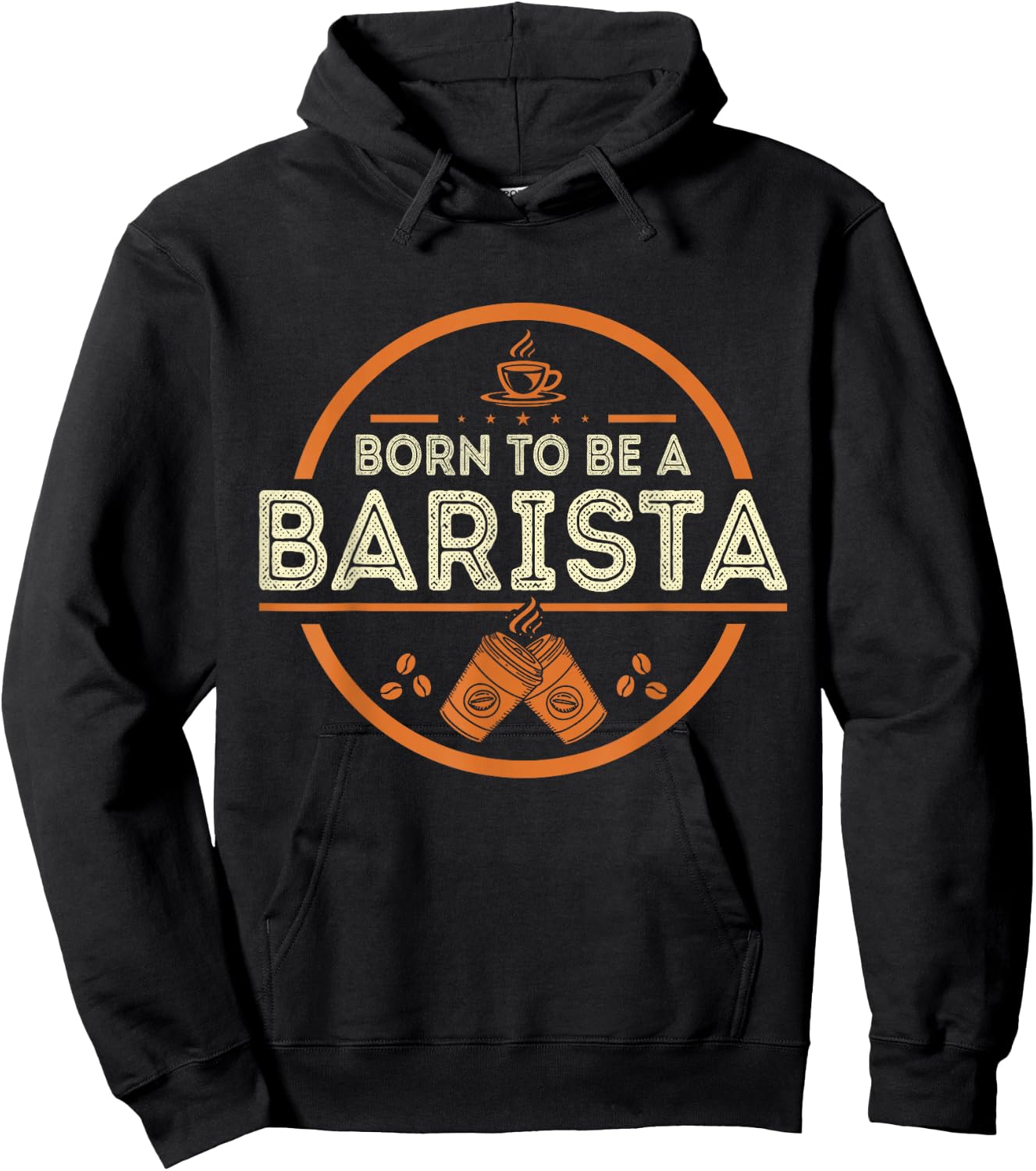 Born To Be A Barista Hoodie - Hoodie | Black