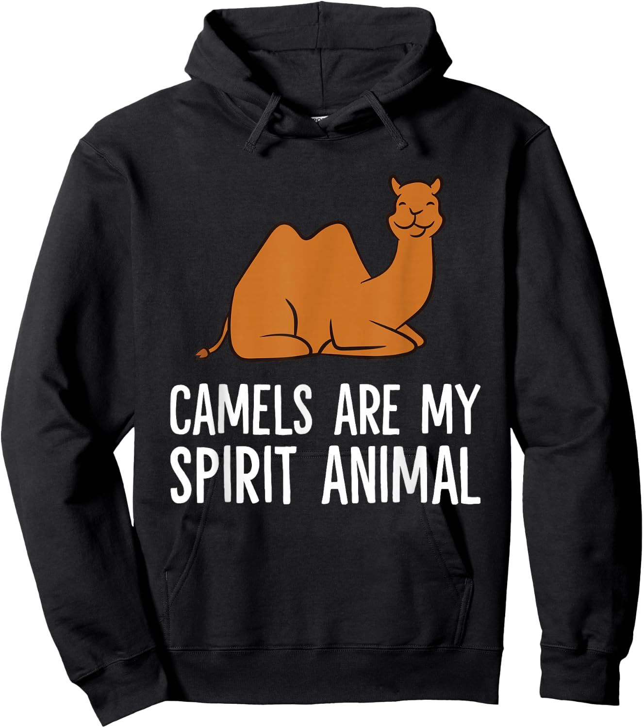 Funny Camel Desert Egypt Camels Are My Spirit Animal Hoodie - Hoodie | Black