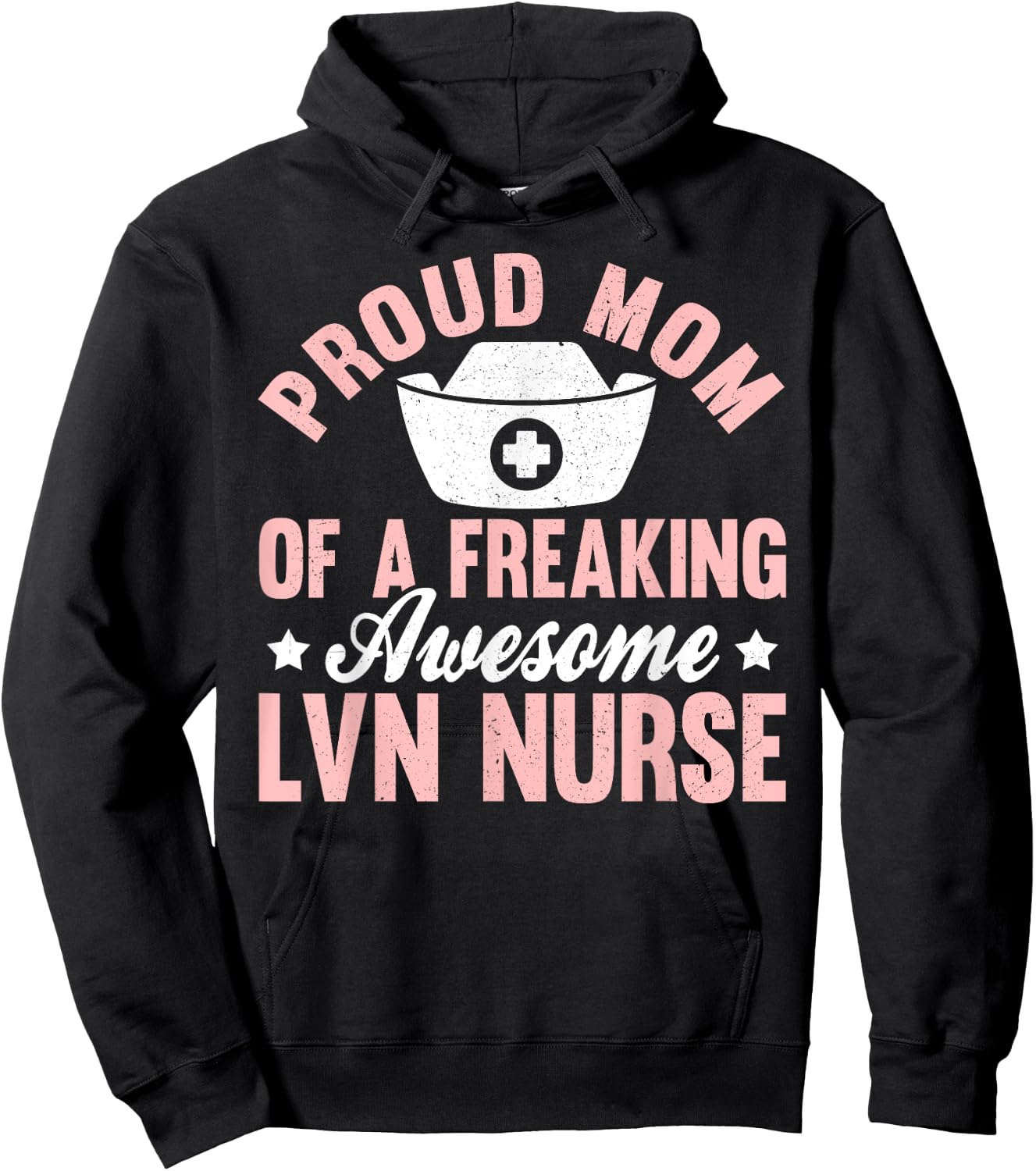 Lvn Nurse Nursing Licensed Vocational Nurse Mom Mother Hoodie - Hoodie | Black