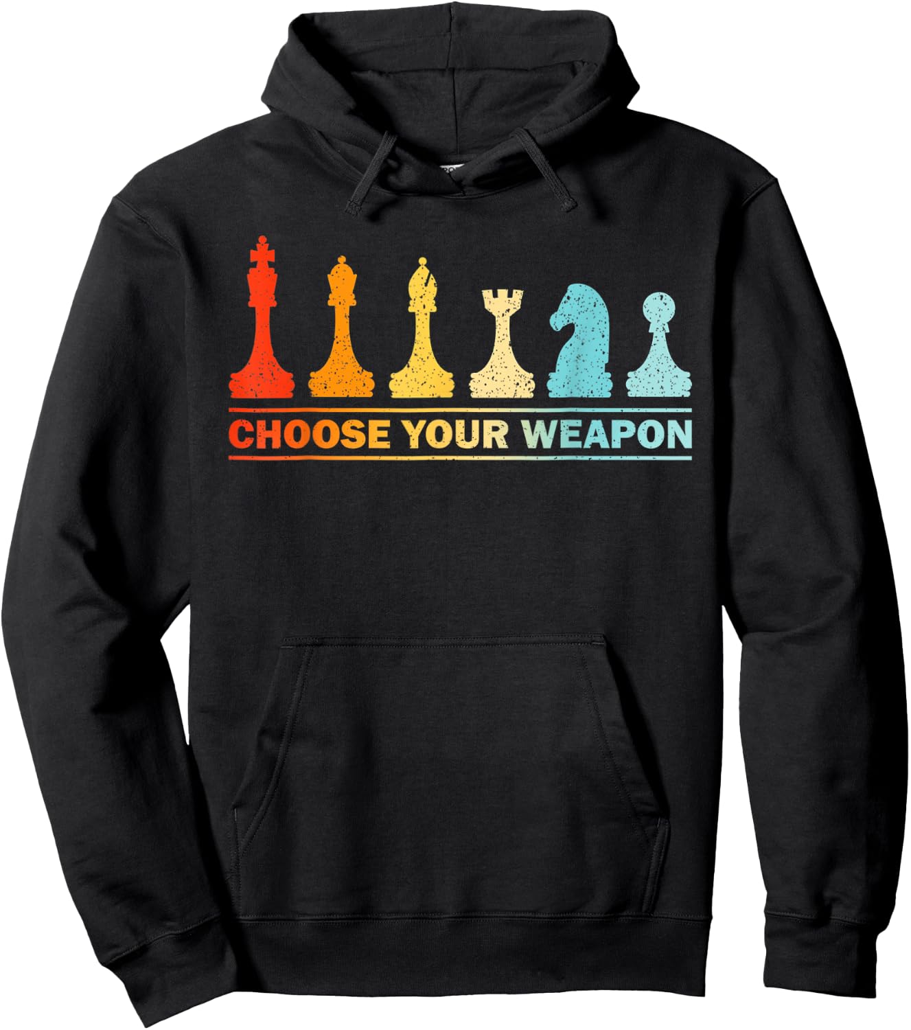 Funny Chess Gift Chess Lover Kids Boys Girls Cool Player Hoodie - Hoodie | Black