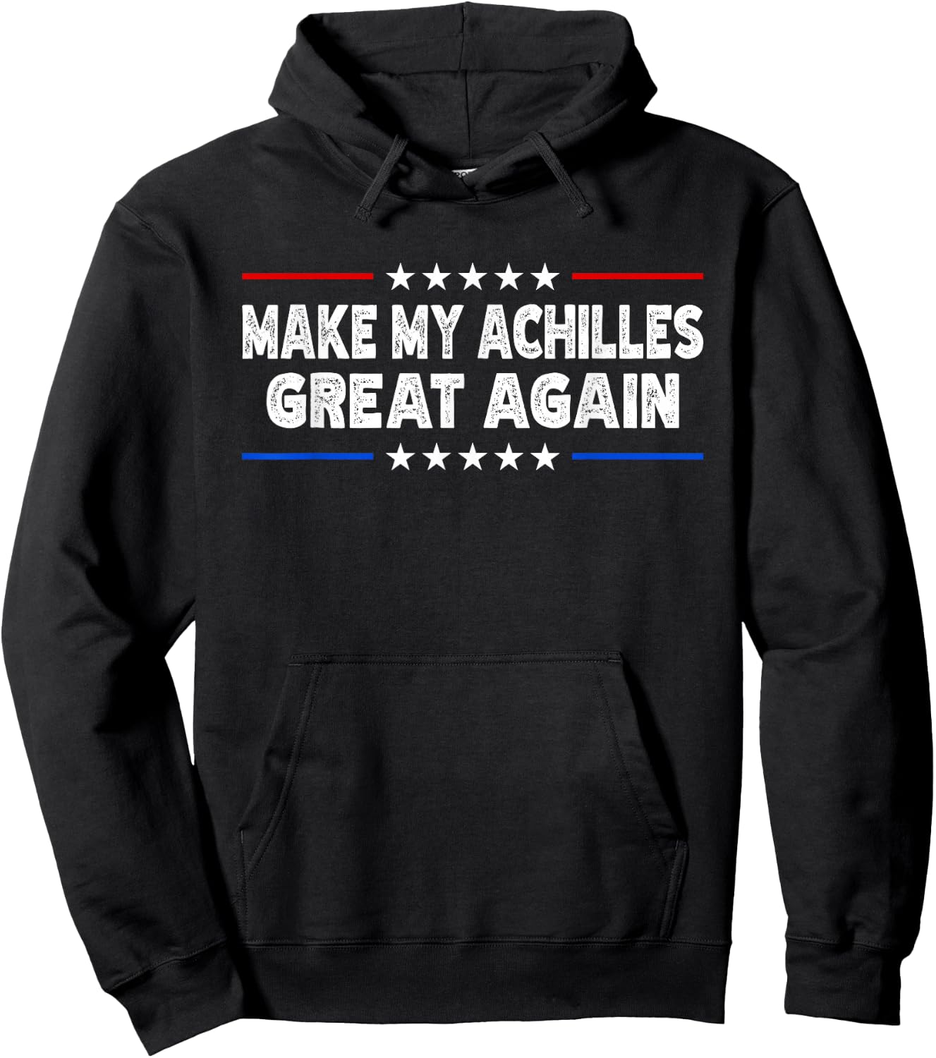 Make My Achilles Great Again 2025 - Injury Recovery Hoodie - Hoodie | Black