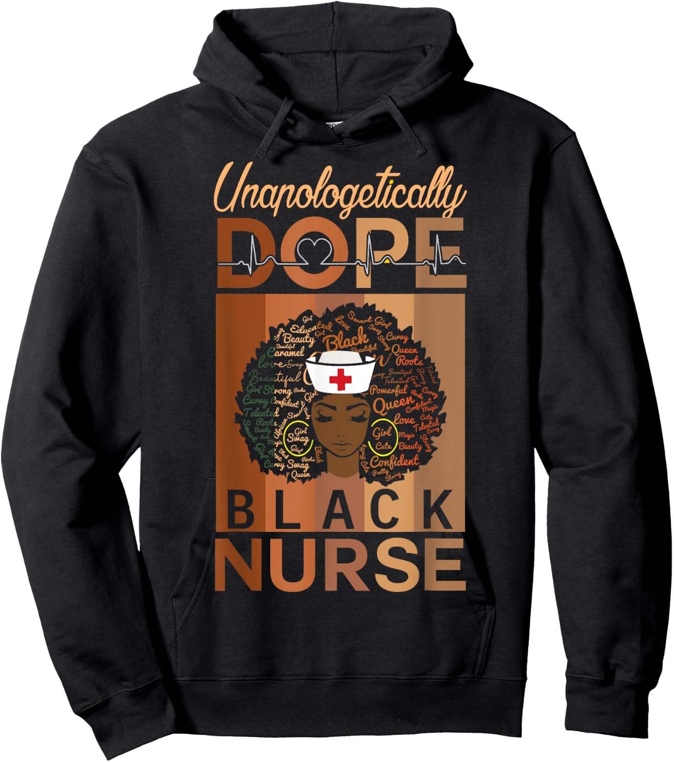 Unapologetically Dope Black Nurse Black History Month Hoodie - Hoodie | Black