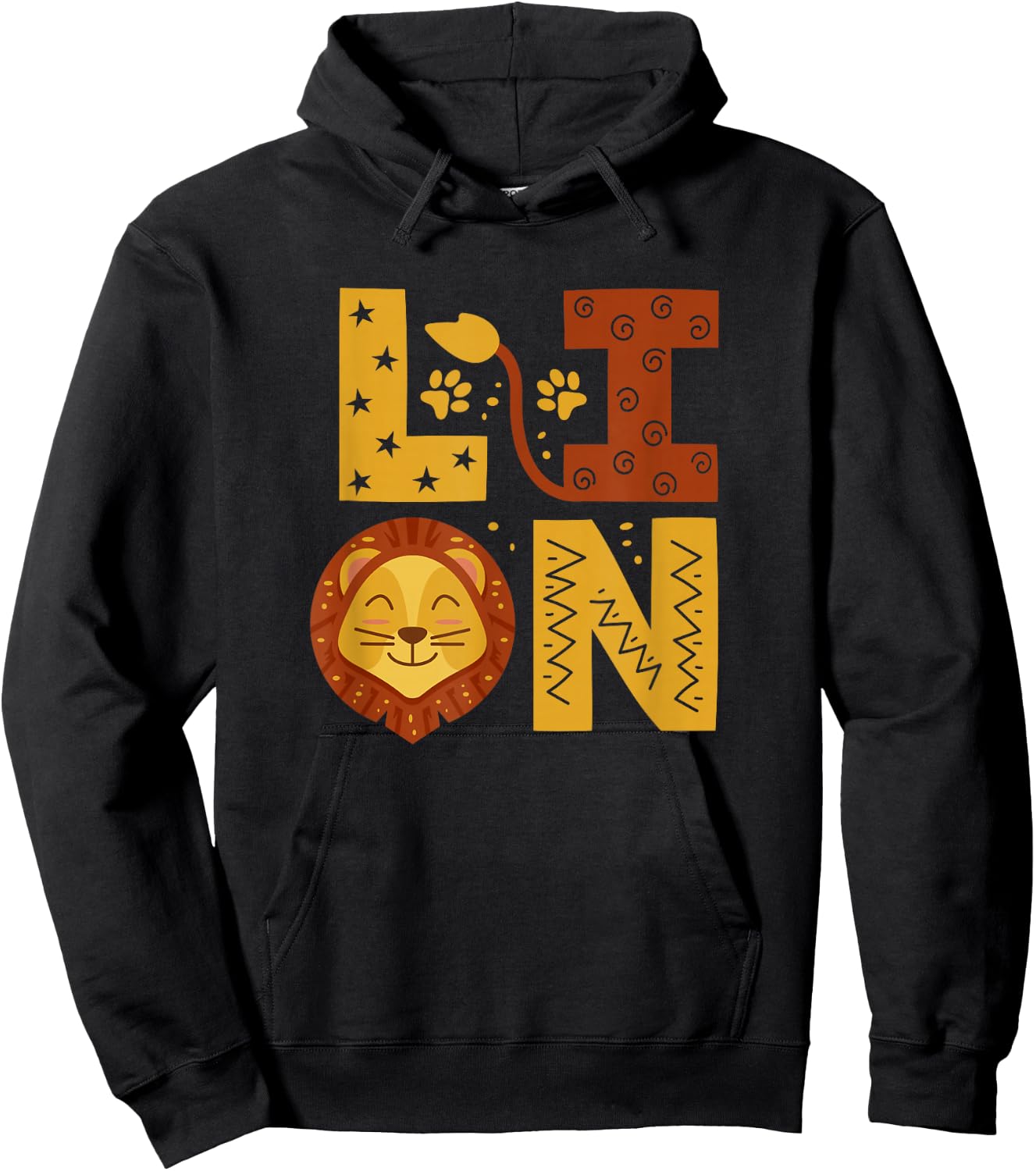 Lion Wild Animal Lover Hoodie - Hoodie | Black