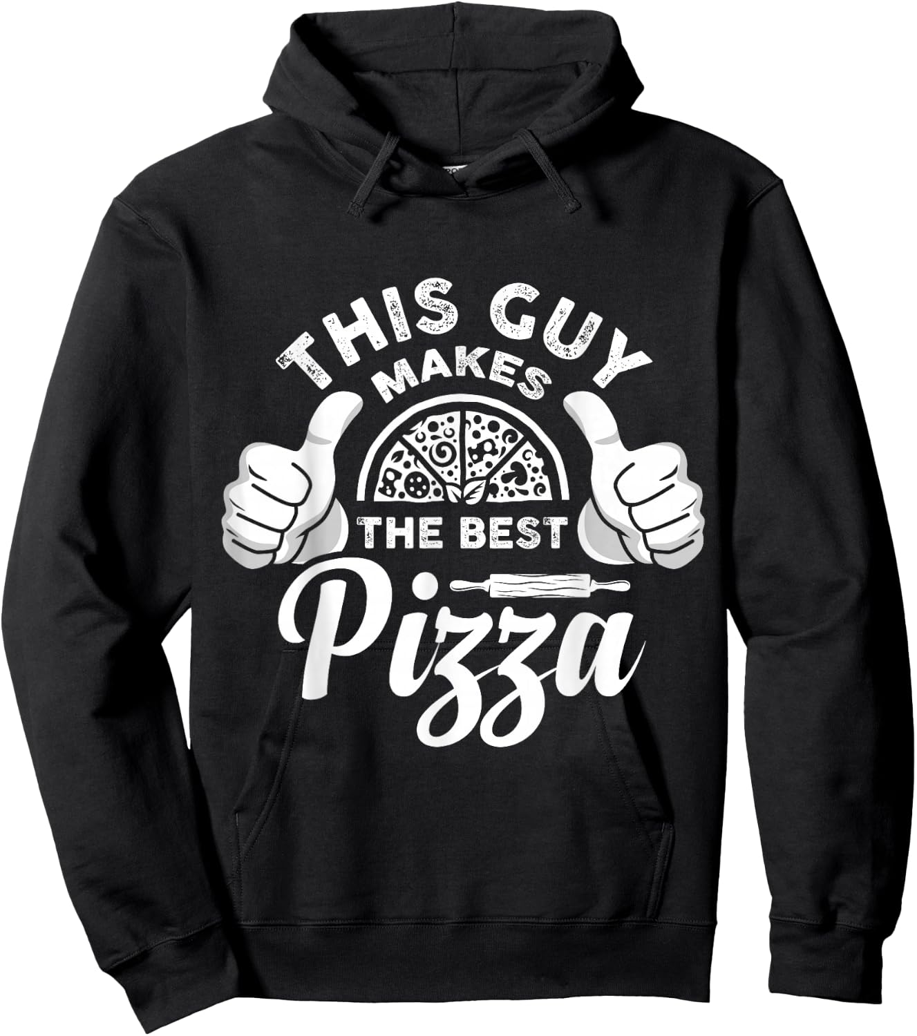 This Guy Makes the Best Pizza for Pizza Lovers Pizza Maker Hoodie - Hoodie | Black