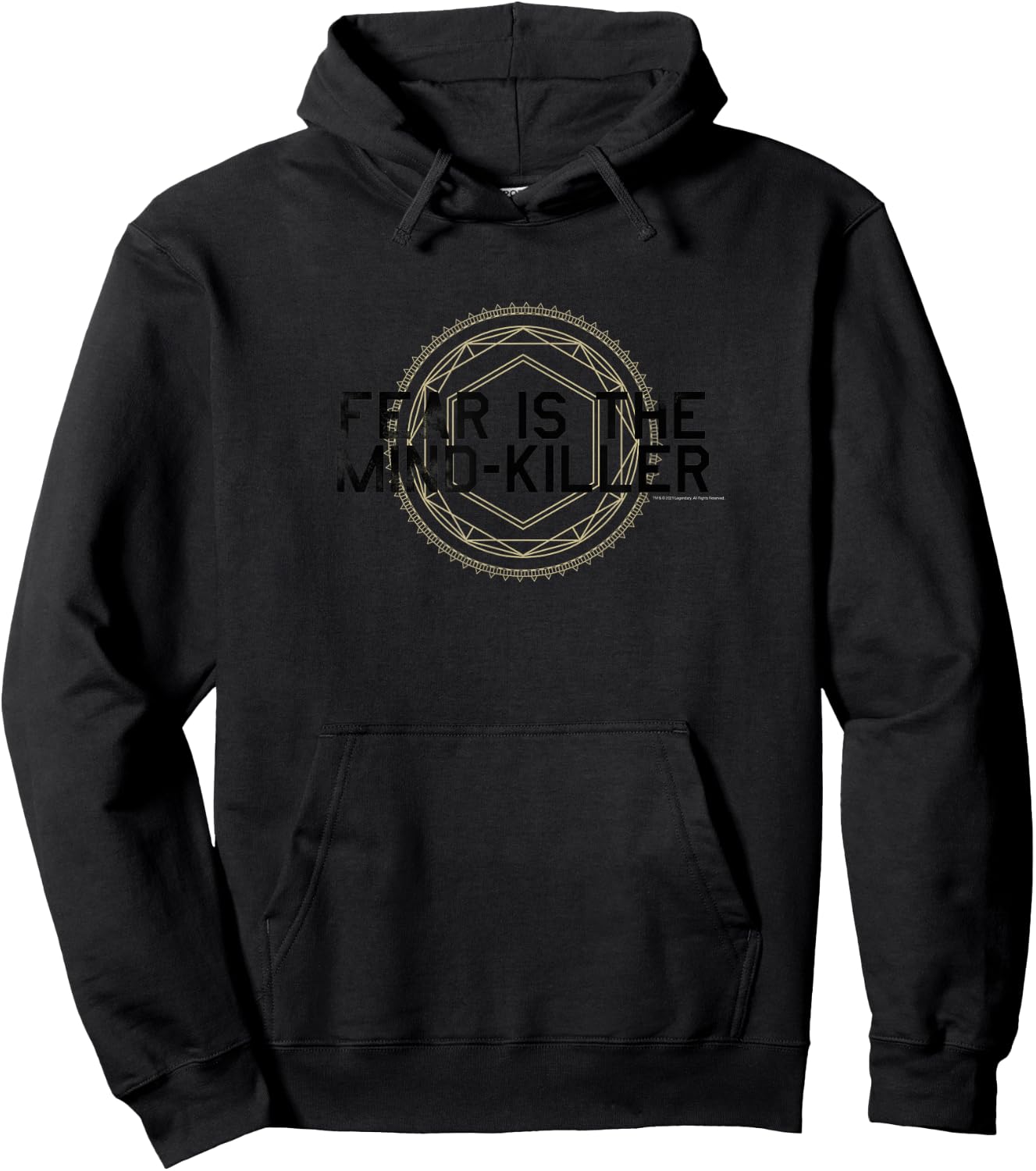 Dune (2021) - Fear is the Mind-Killer - Shai-Hulud White Hoodie - Hoodie | Black