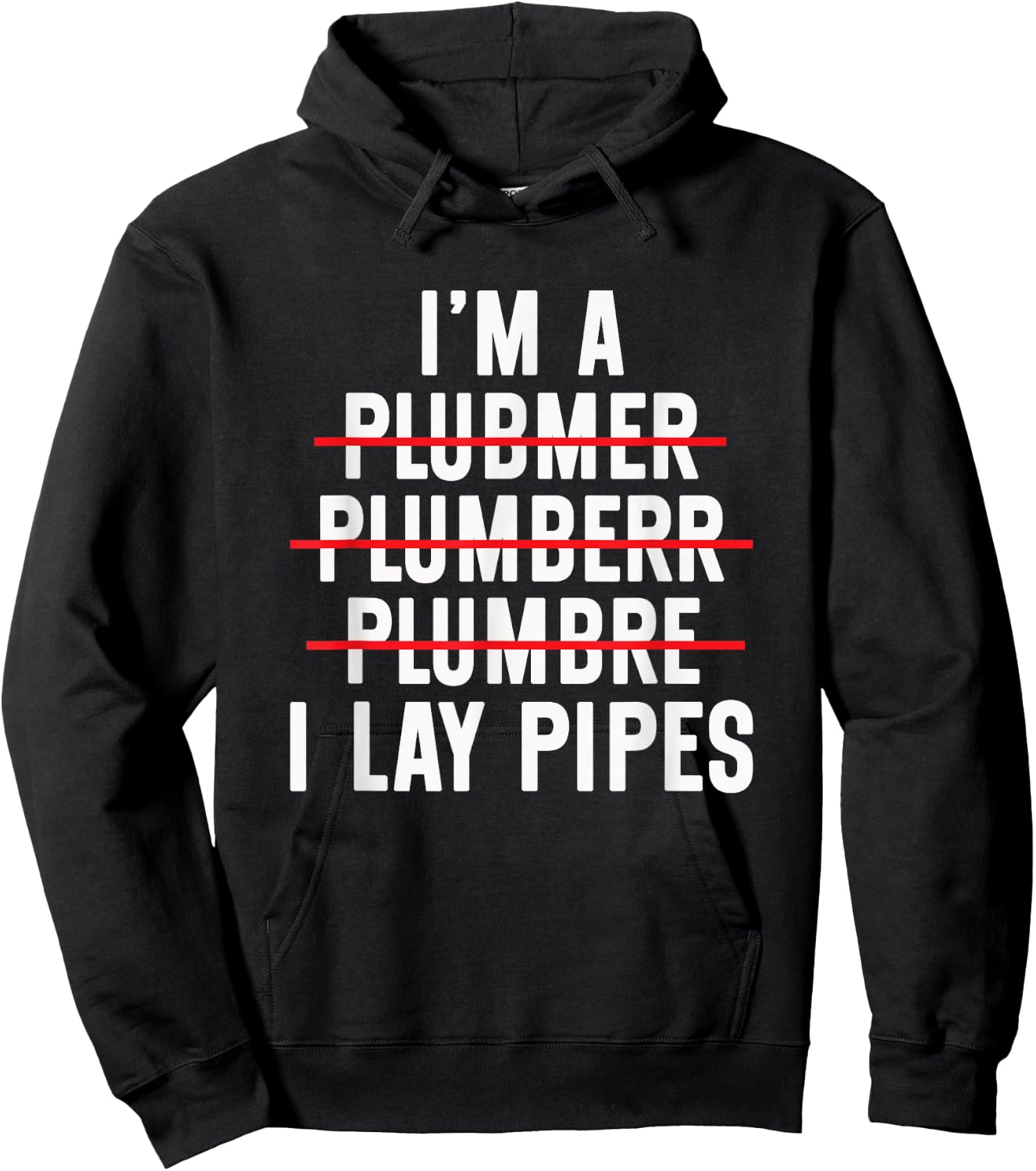 Plumbing Funny Plumber Hoodie - Hoodie | Black