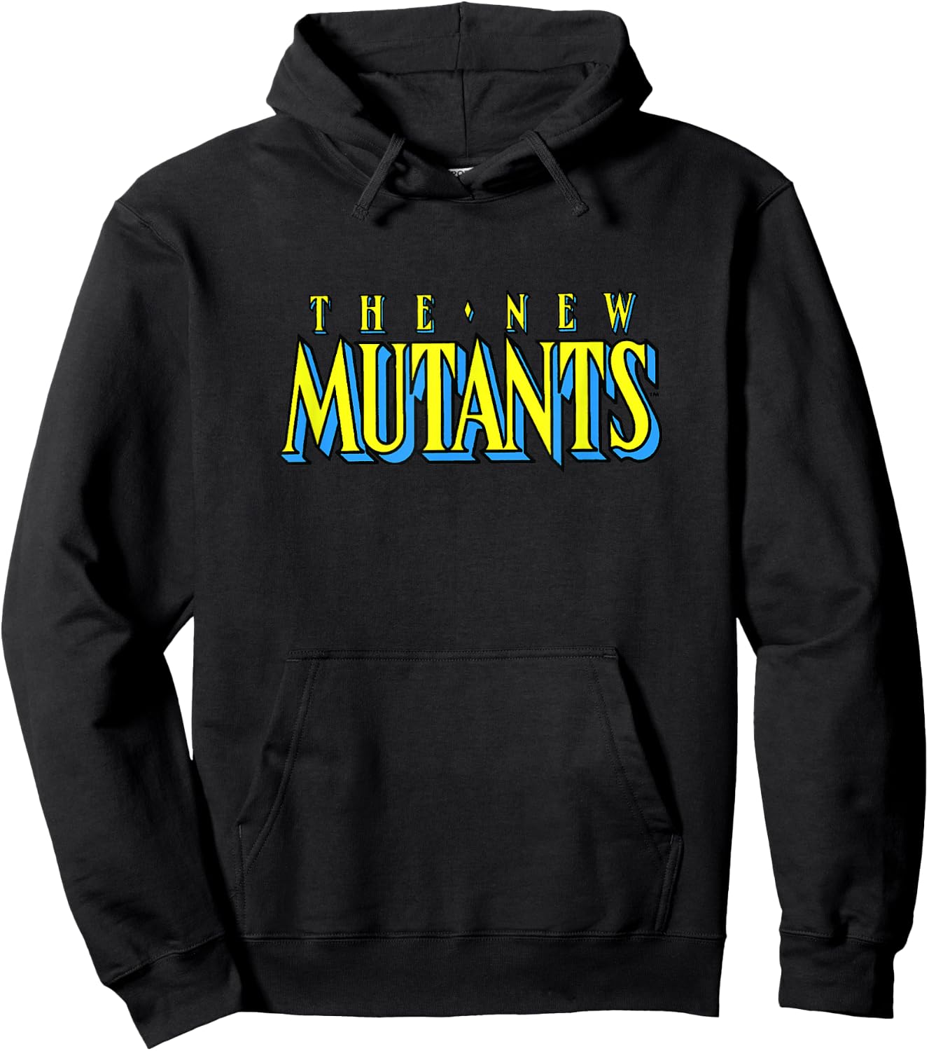 Marvel X-Men The New Mutants Vintage Comic Book Logo Hoodie - Hoodie | Black