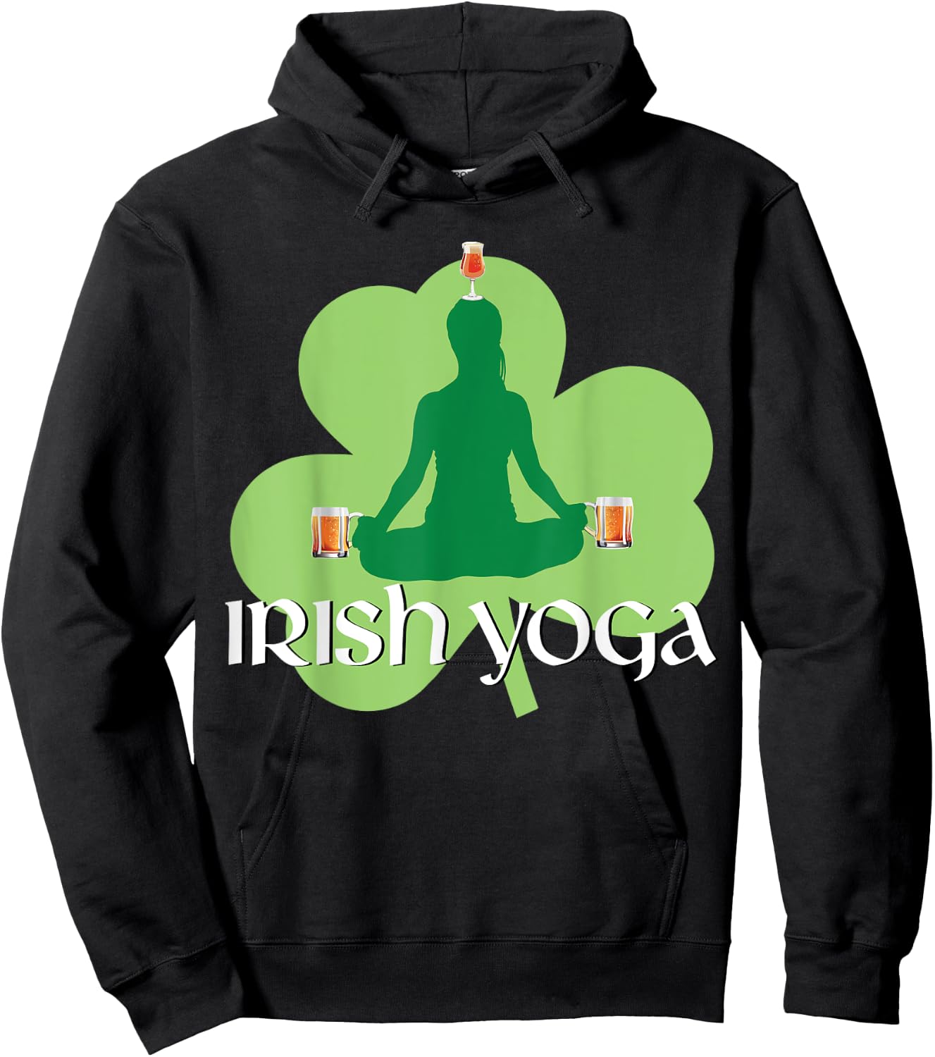 Irish Yoga Hoodie - Hoodie | Black