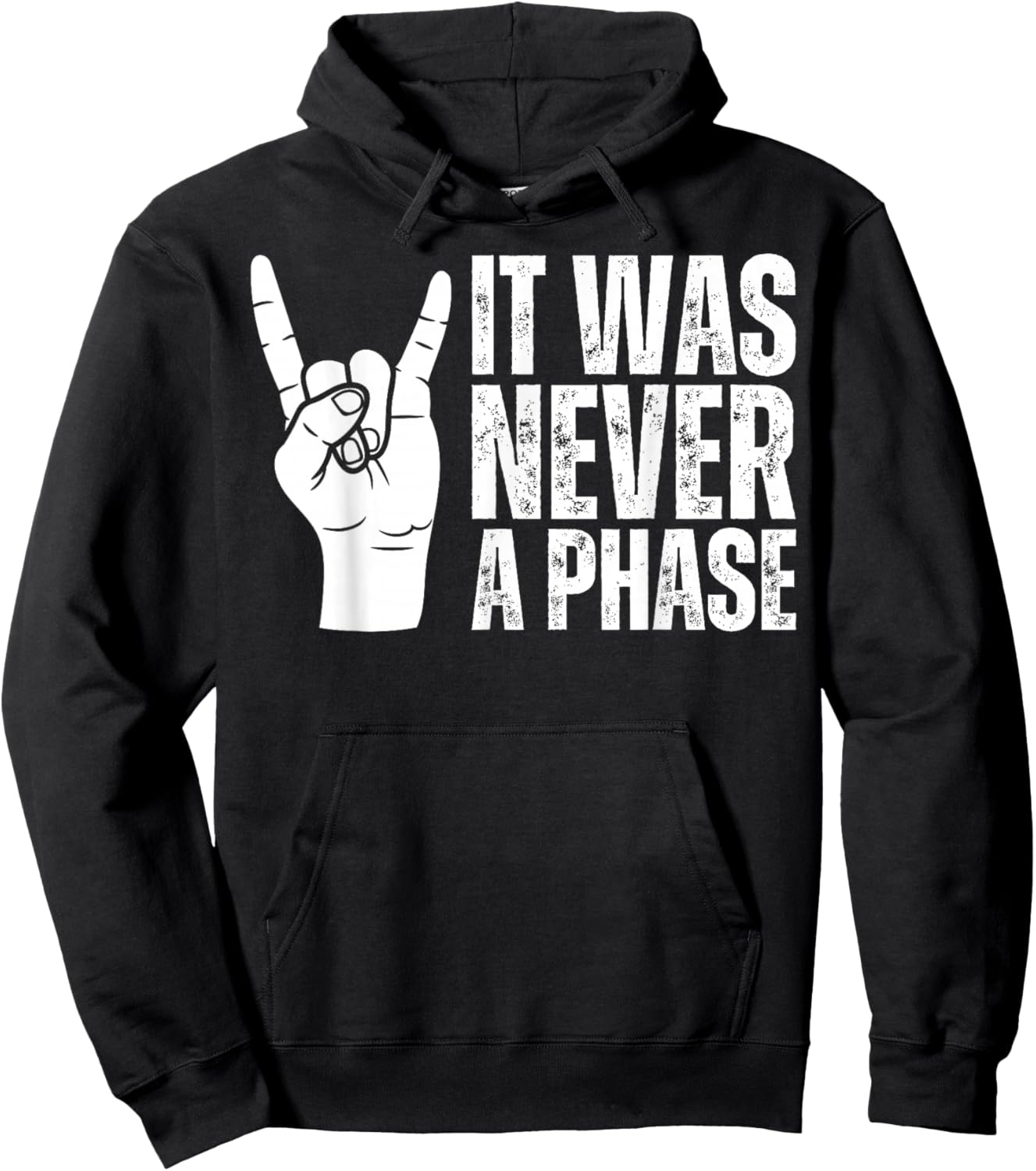 IT WAS NEVER A PHASE, It's A Lifestyle: Elder Emo Still Emo Hoodie - Hoodie | Black