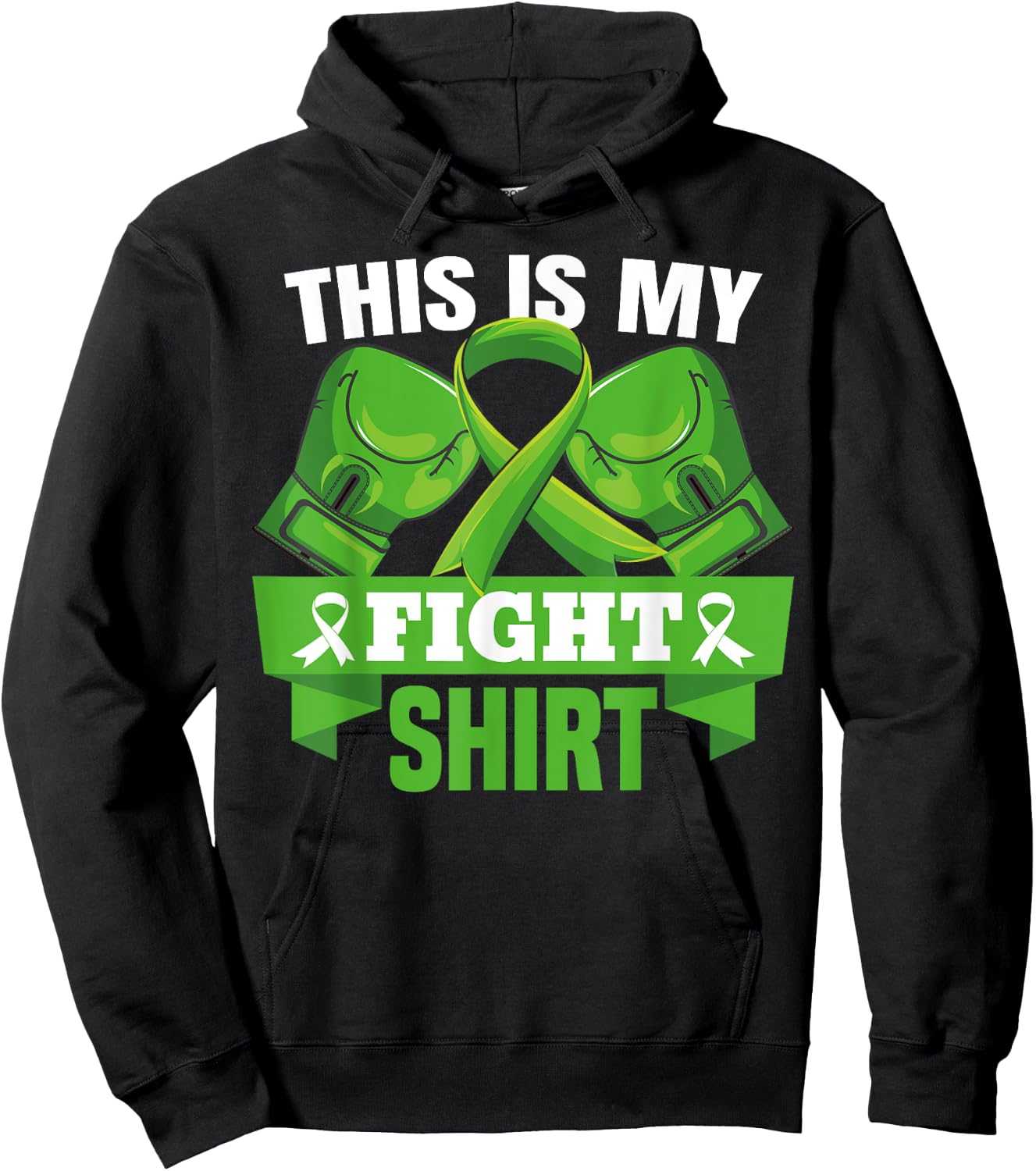 This Is My Fight Shirt Mental Health Fighter Support Strong Hoodie - Hoodie | Black