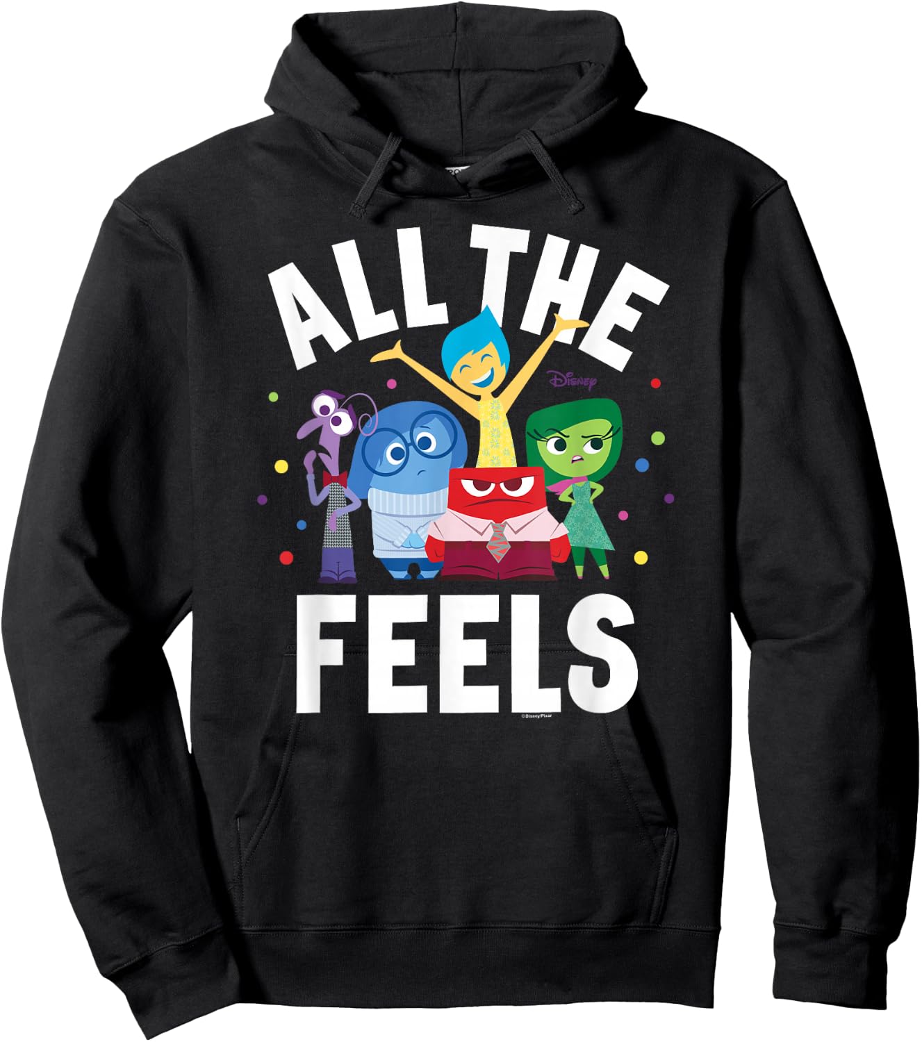 Inside Out - All The Feels Hoodie - Hoodie | Black