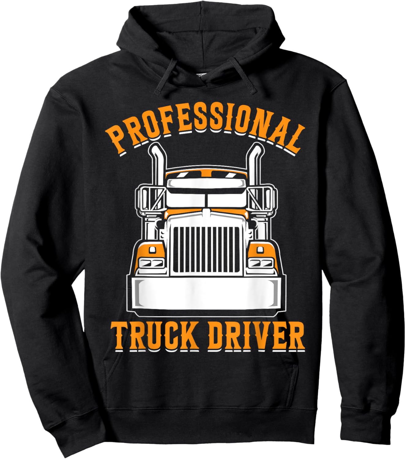 Professional Truck Driver Hoodie - Hoodie | Black