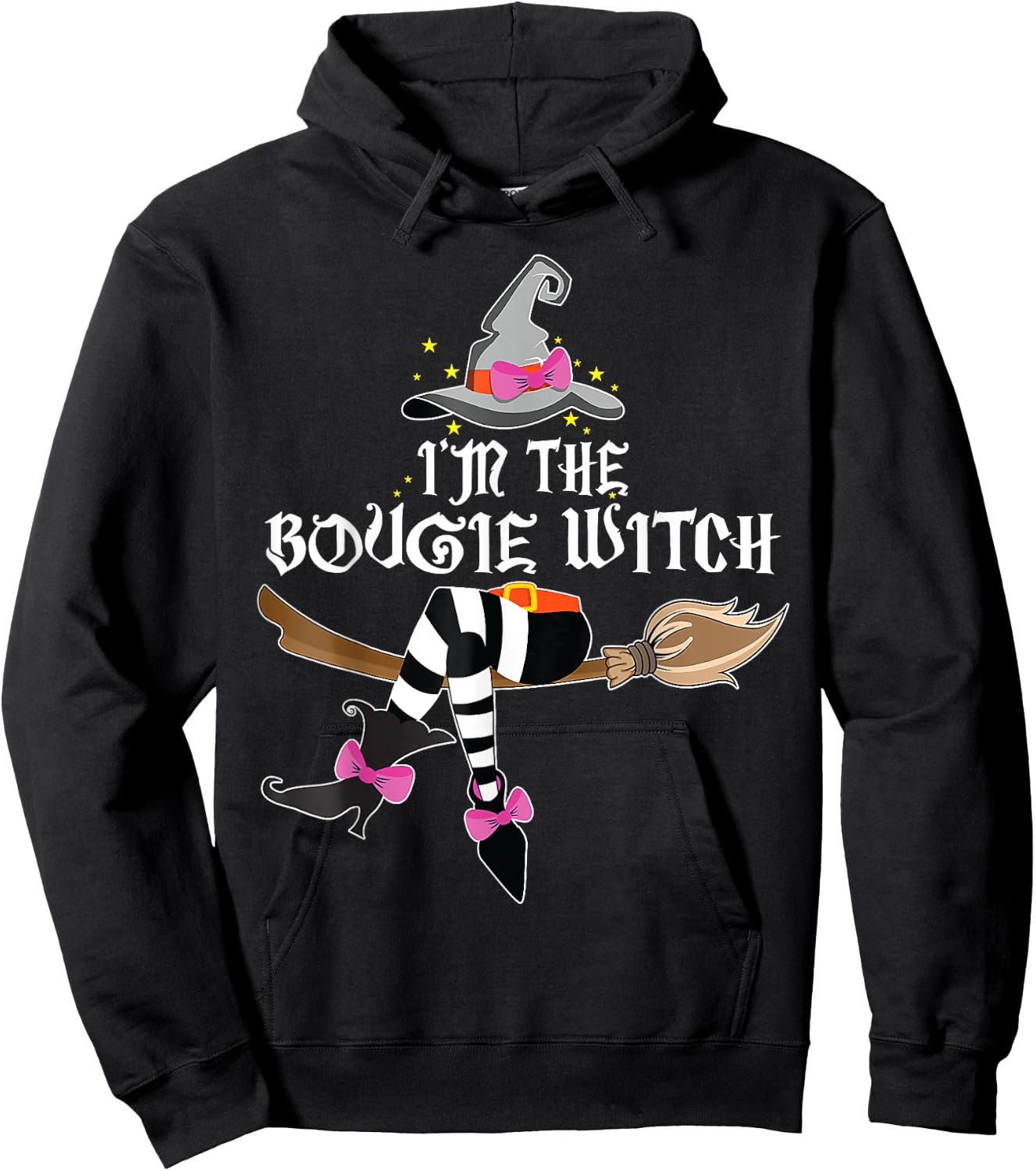 I'm the Bougie Witch Funny Halloween Matching Costume Hoodie - Hoodie | Black