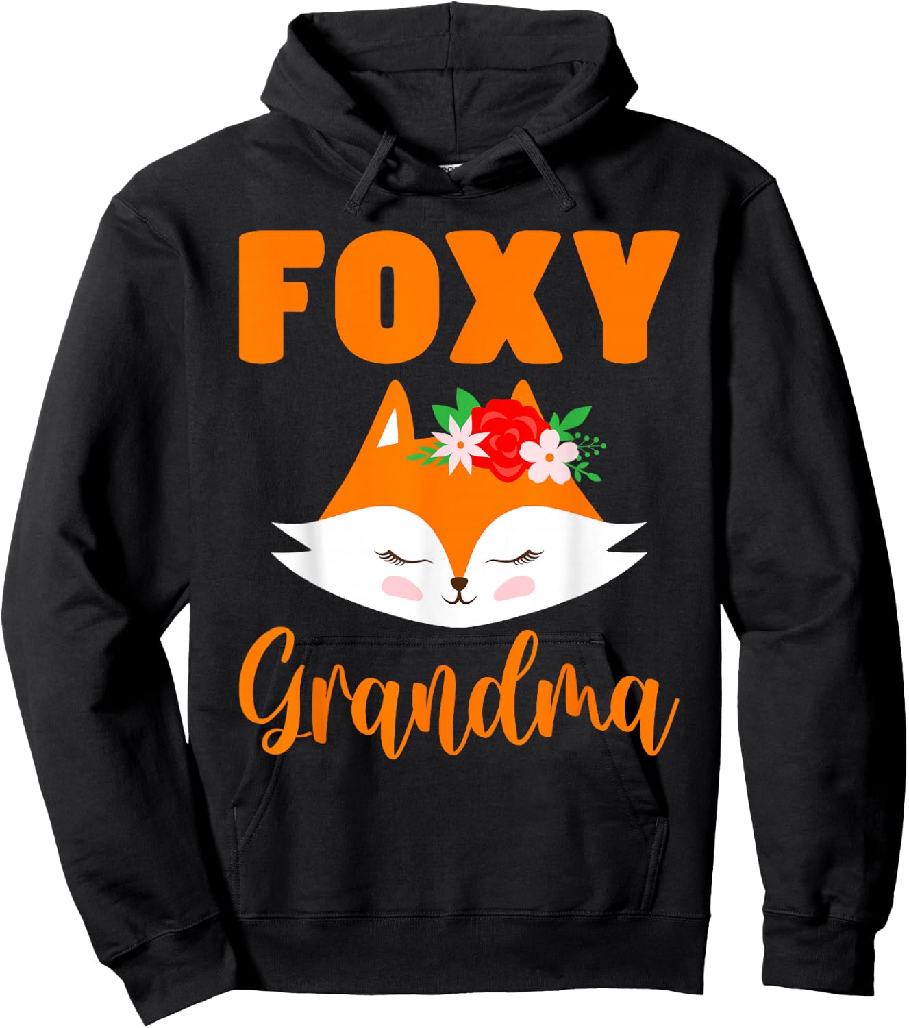 Foxy Grandma Fox Grandma Hoodie - Hoodie | Black