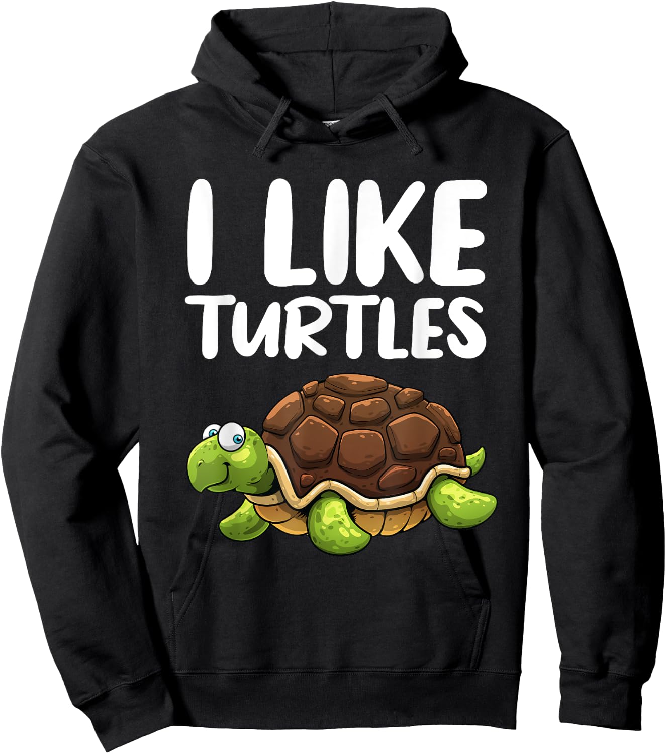 Funny Turtle Design Women Tortoise Sea Turtle Lovers Hoodie - Hoodie | Black