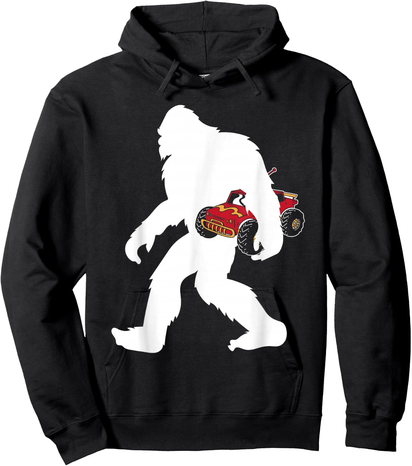RC Car Enthusiast Remote Control Yetti Sasquatch Big Foot Hoodie - Hoodie | Black