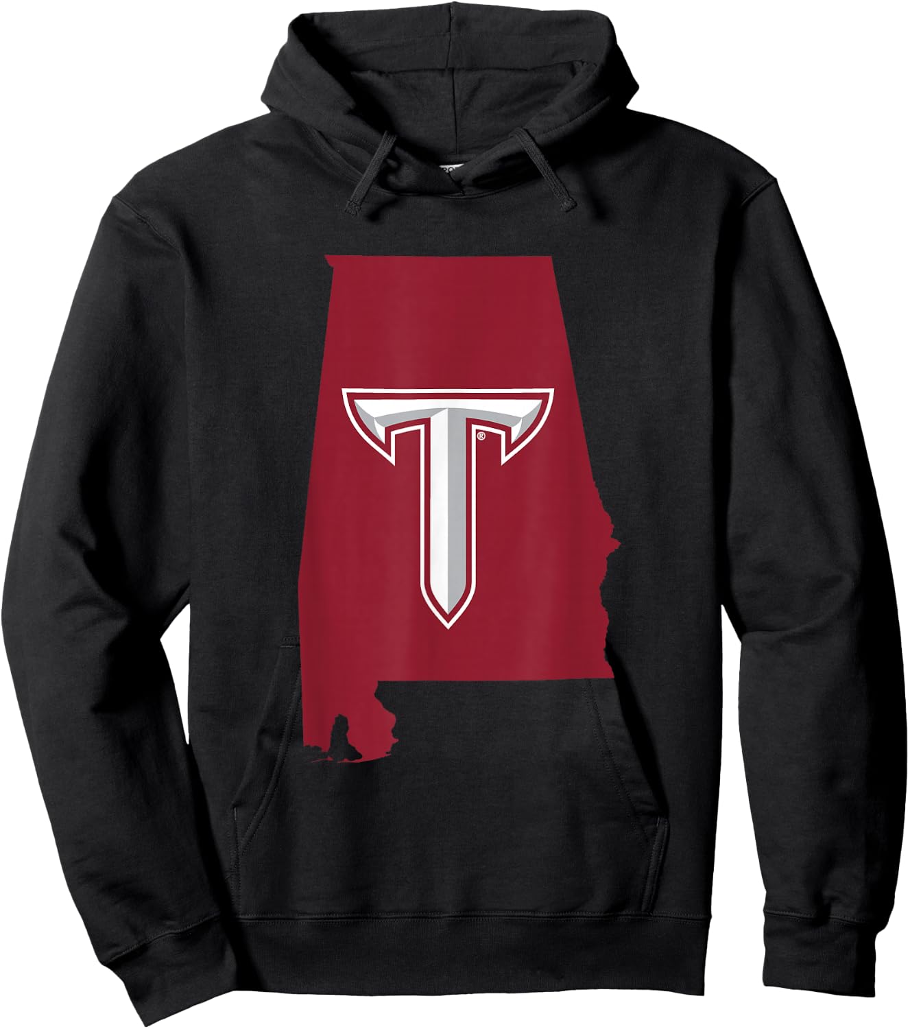 Troy University Trojans | Official NCAA Merch | PPTROY05 Hoodie - Hoodie | Black