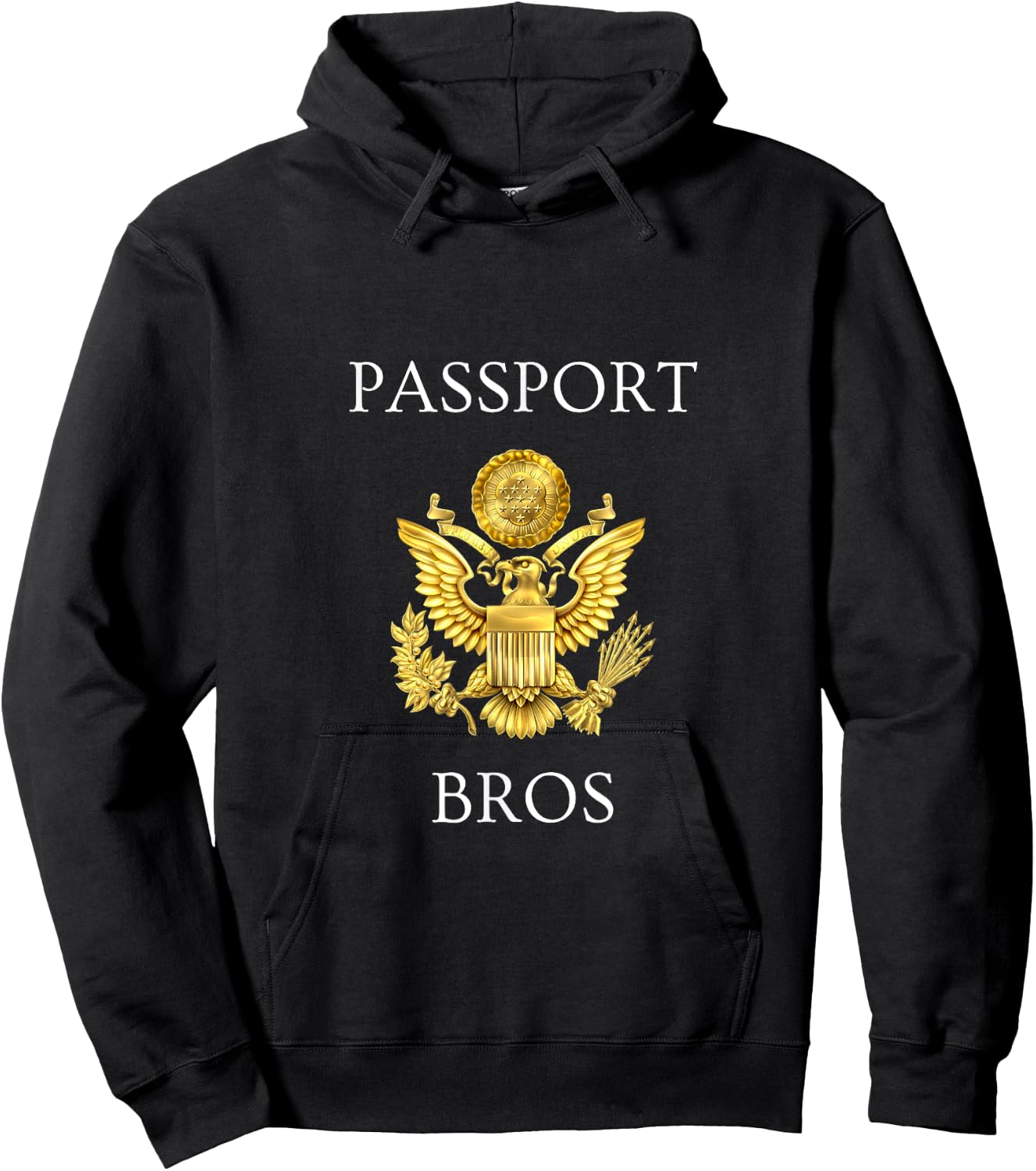 Passport Bros Hoodie - Hoodie | Black