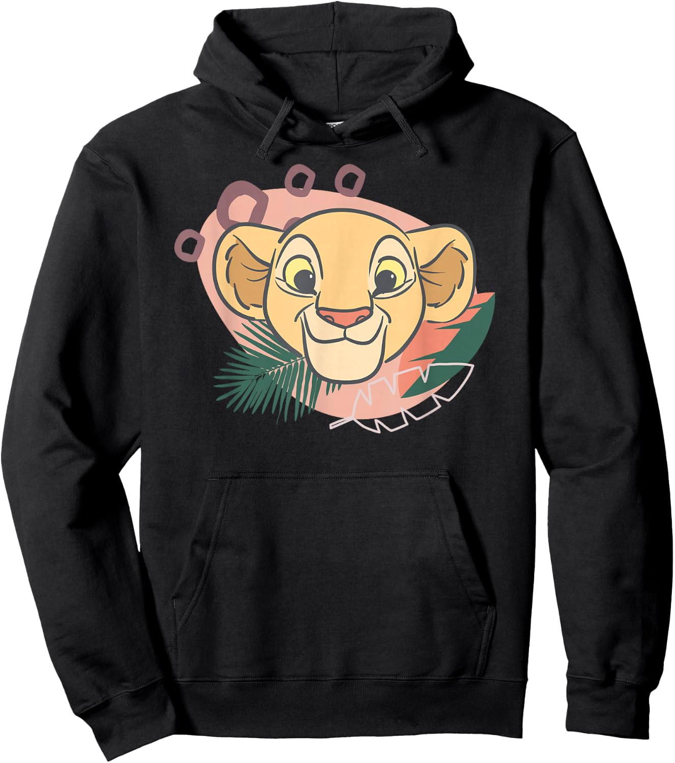 Disney The Lion King Young Nala Pastel Jungle Hoodie - Hoodie | Black