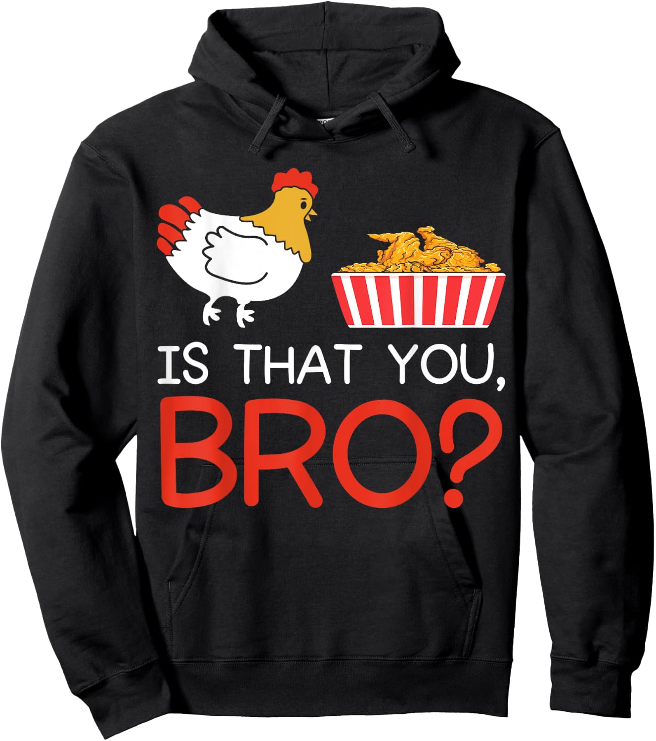 Funny Chicken Tender Hoodie - Hoodie | Black