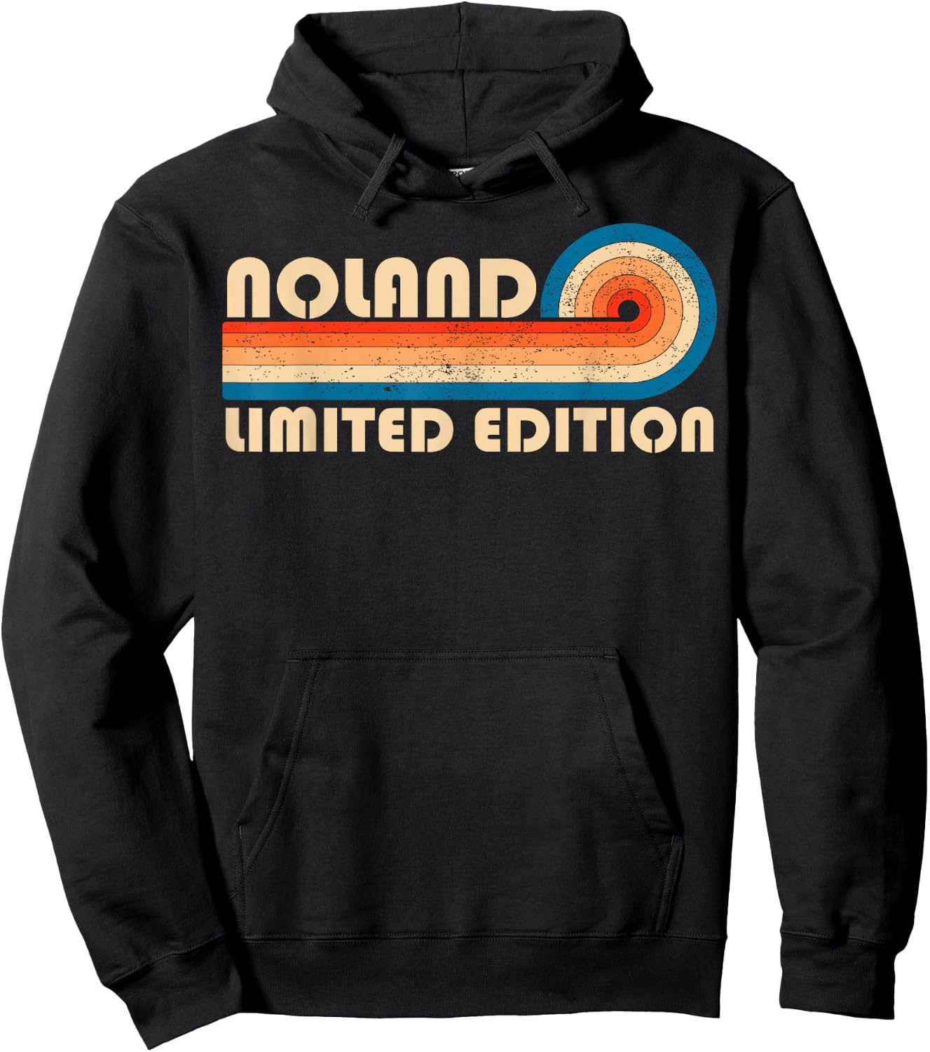 NOLAND Surname Retro Vintage 80s 90s Birthday Reunion Hoodie - Hoodie | Black
