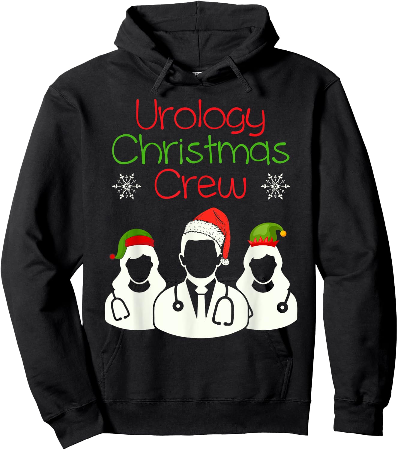 Urology Christmas Crew Urologist Student Nurse Hoodie - Hoodie | Black