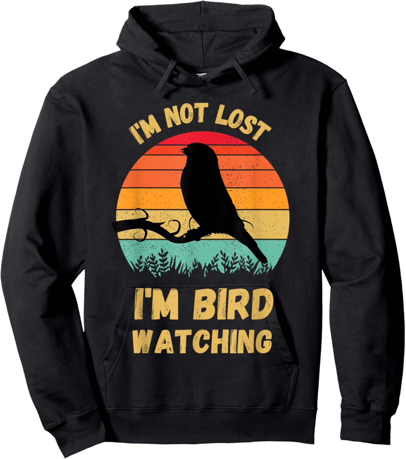 Cool Bird Watching Design Women Bird Watcher Birder Hoodie - Hoodie | Black