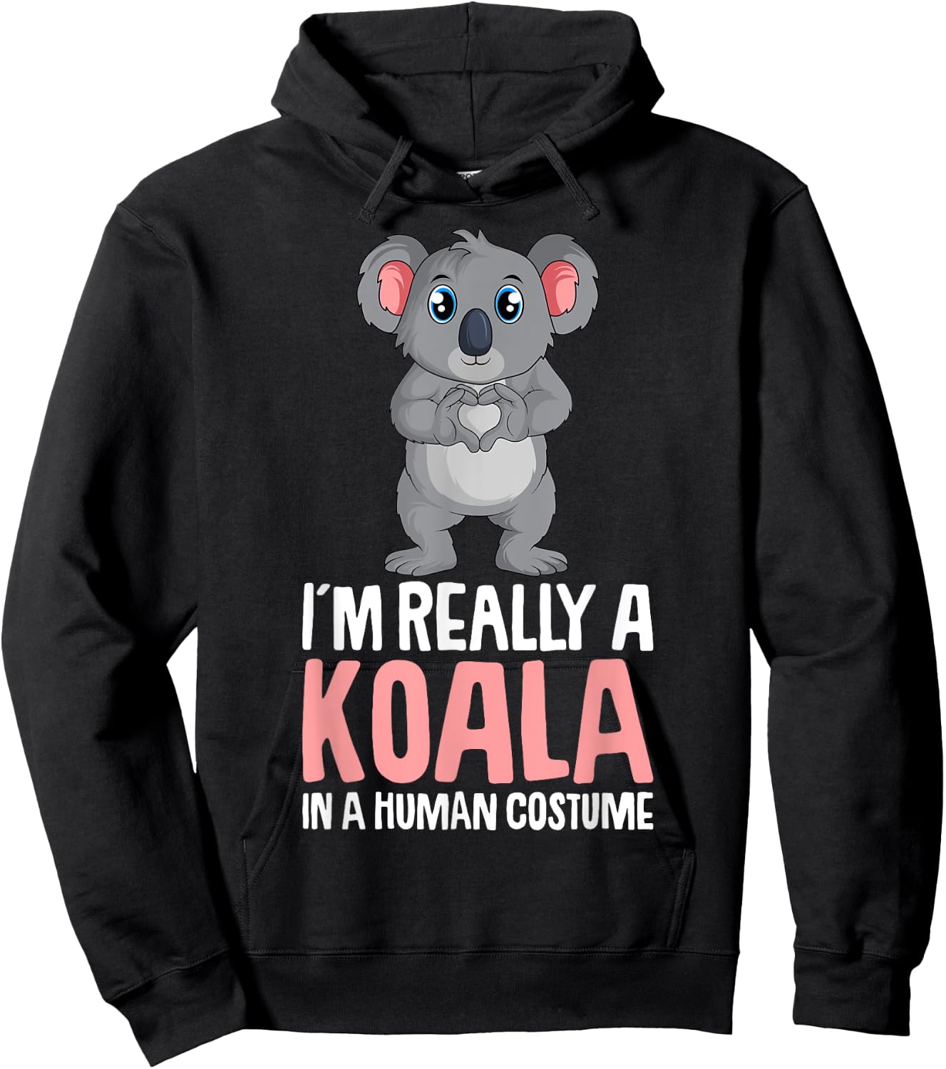 Koala Costume Koala Bear Girls Kids Hoodie - Hoodie | Black