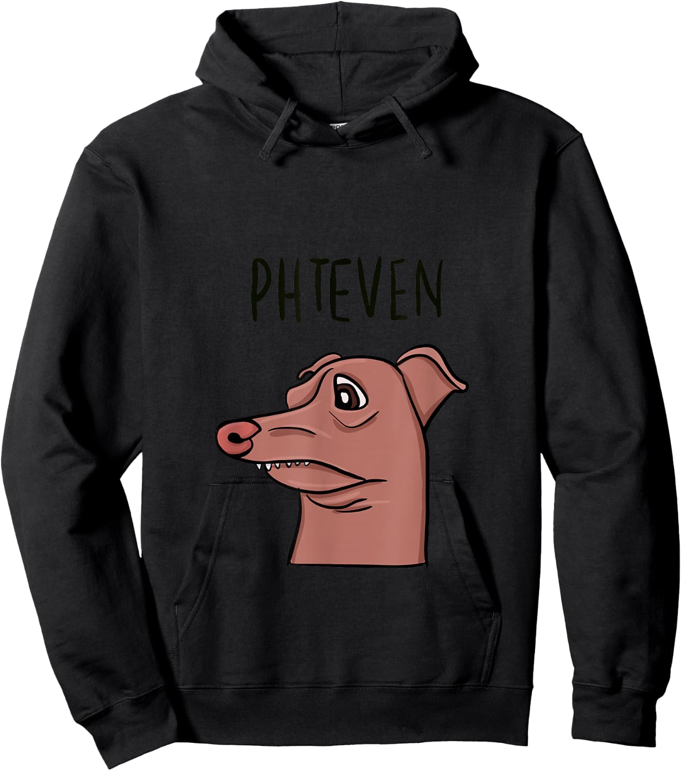 Meme Dog Phteven Funny Dog Hoodie - Hoodie | Black