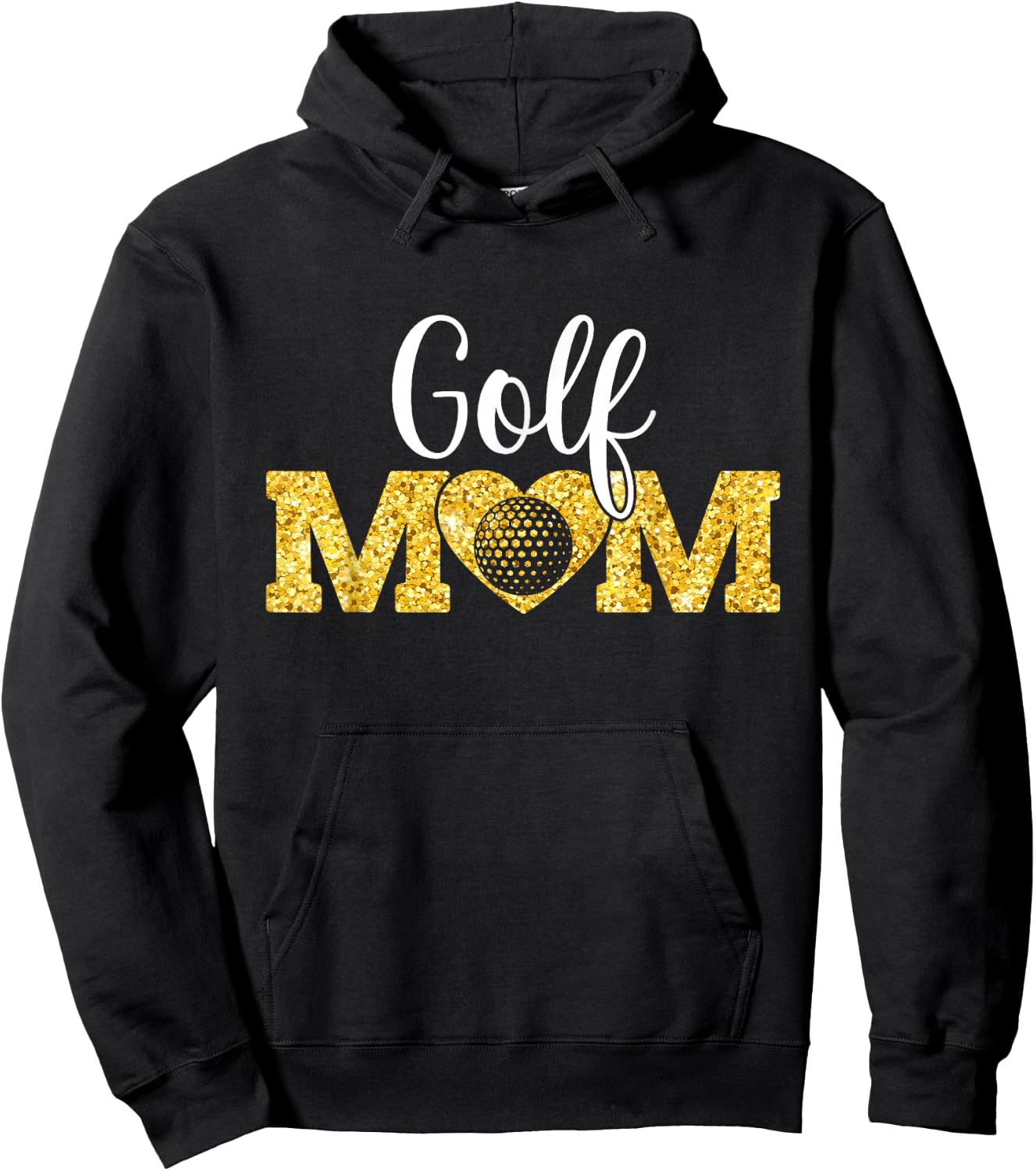 Mother's Day Golf Mom Funny Sport Golf Lover Hoodie - Hoodie | Black