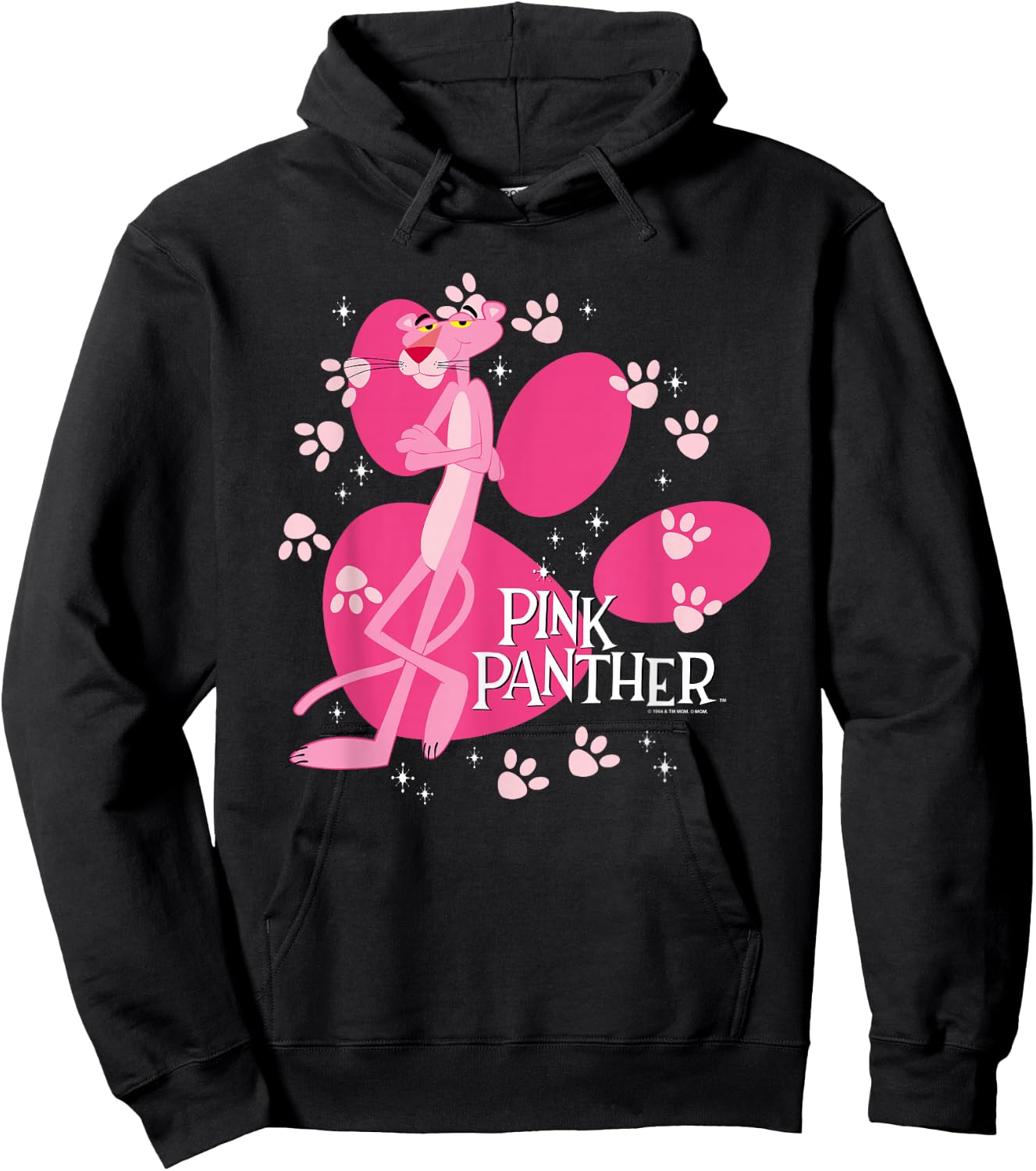 Pink Panther Walk All Over Hoodie - Hoodie | Black