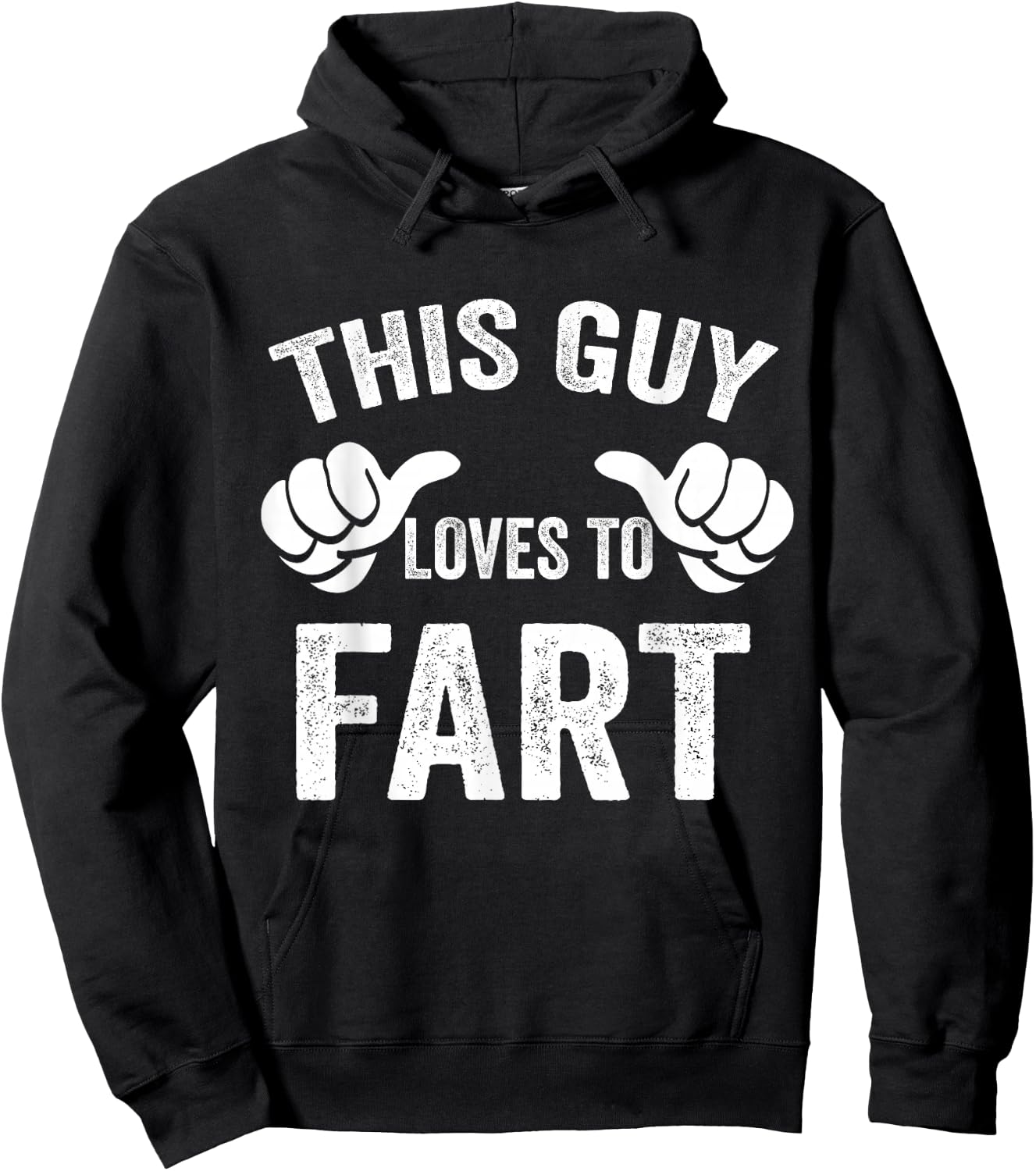 This Guy Loves To Fart Hoodie - Hoodie | Black